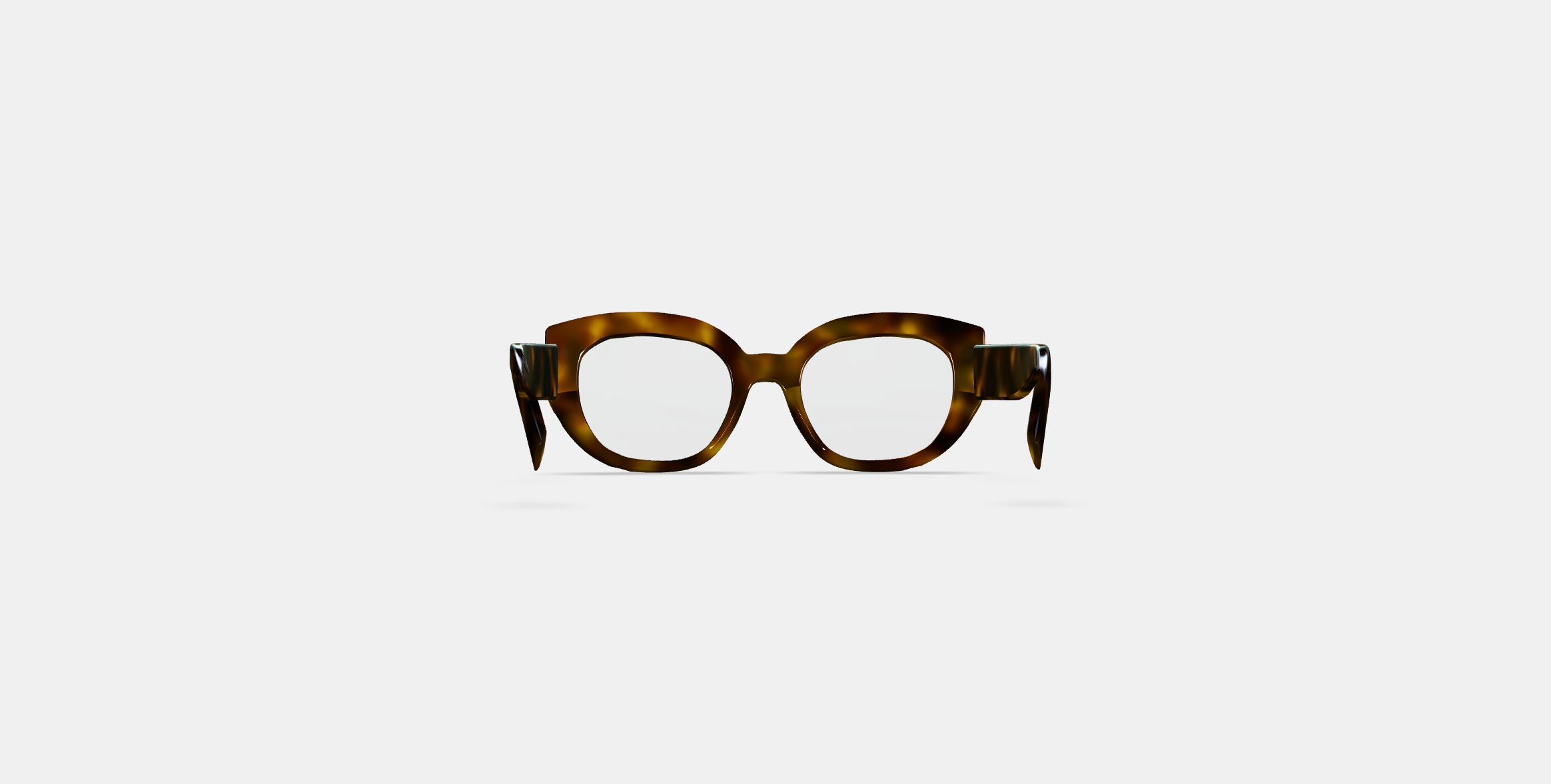 Maxine Eyeglasses in Cognac Tortoise 3D model_12