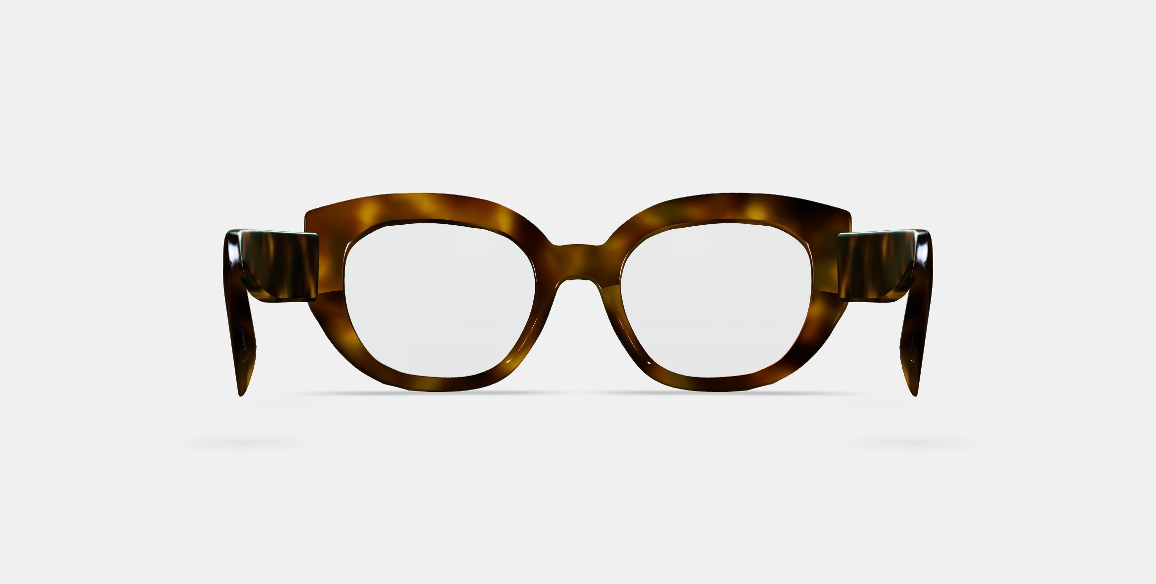 Maxine Eyeglasses in Cognac Tortoise 3D model_15