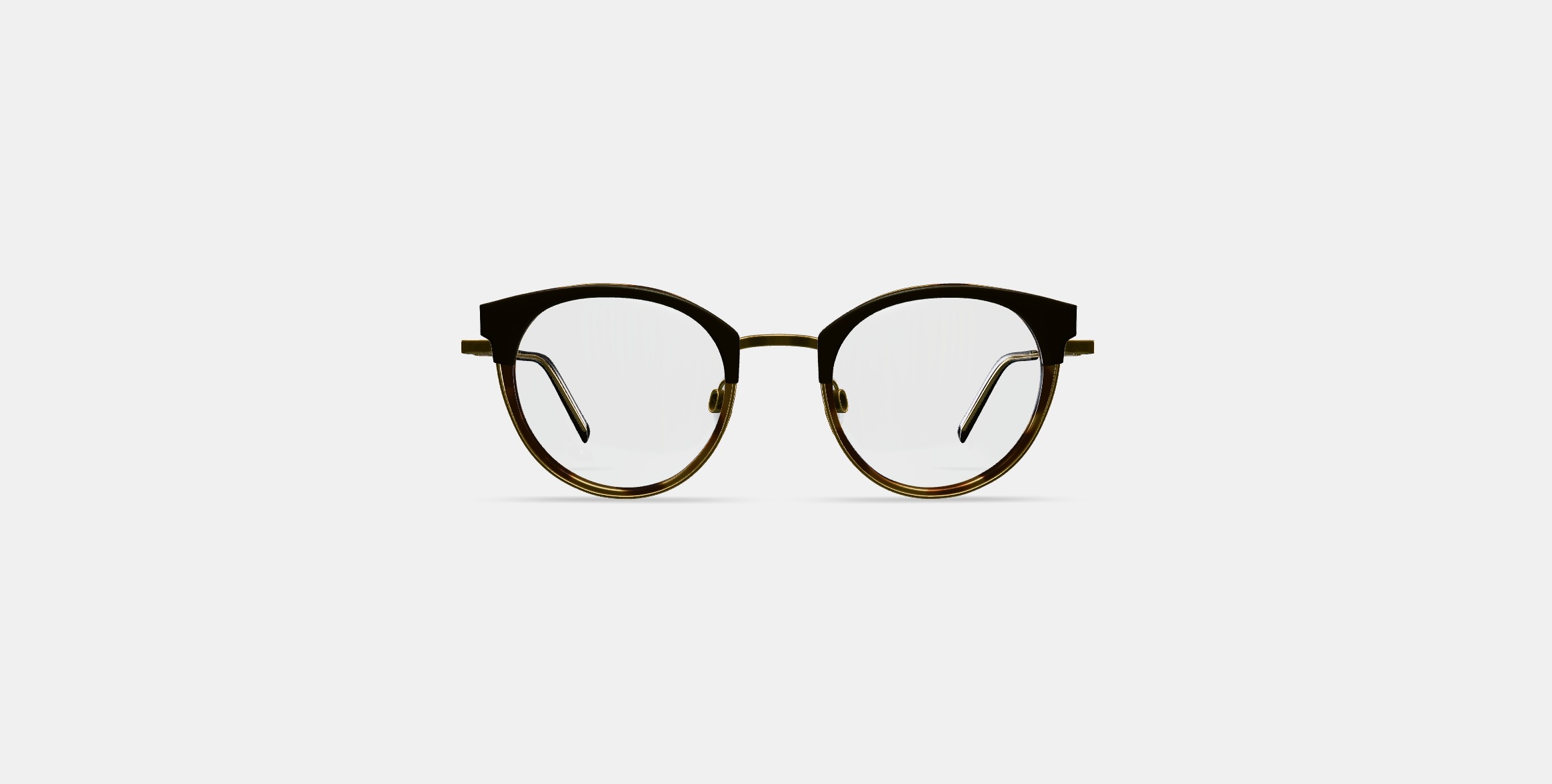Angelise Eyeglasses in Layered Marzipan Tortoise with Polished  3D model_8
