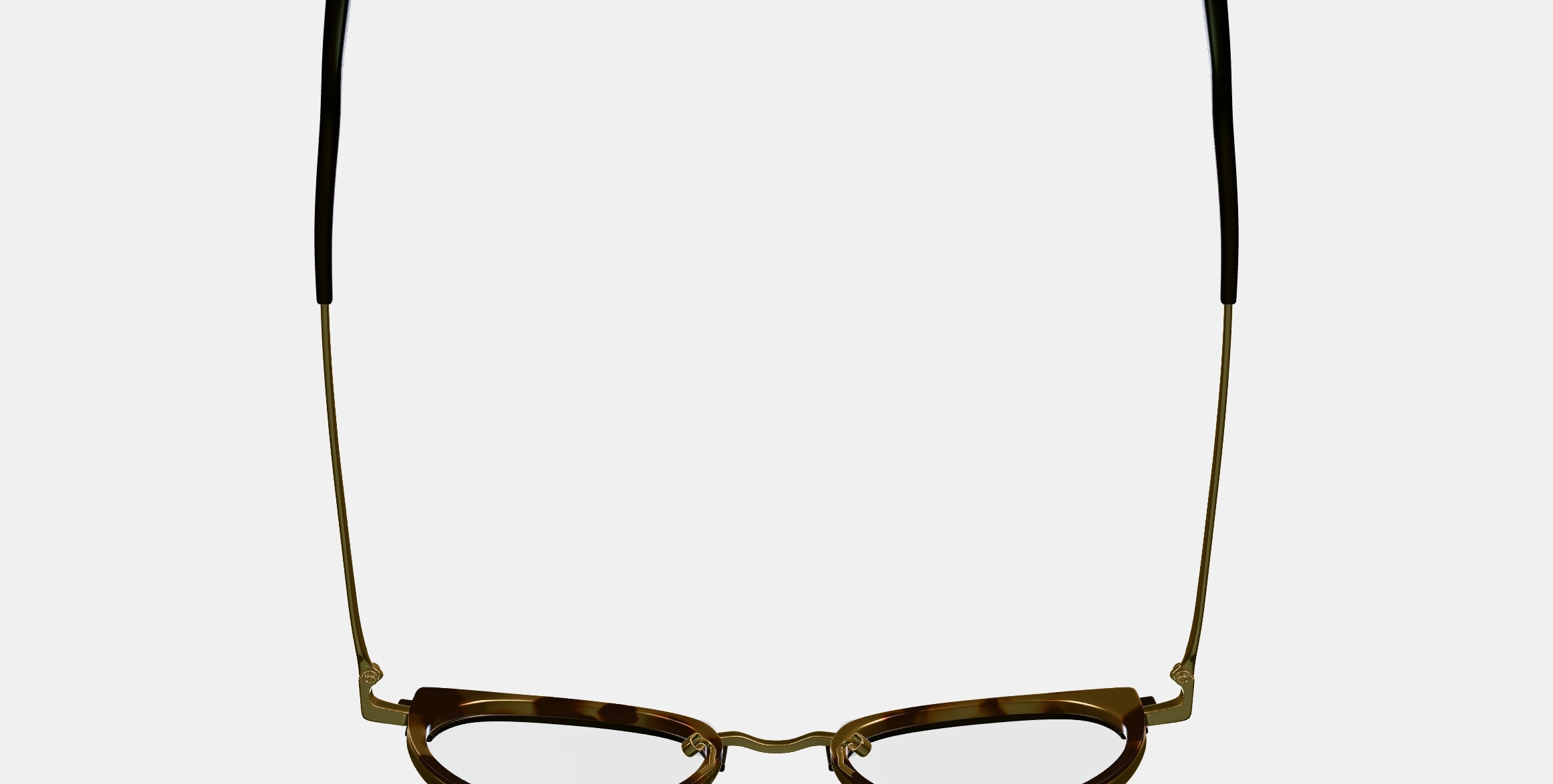 Angelise Eyeglasses in Layered Marzipan Tortoise with Polished  3D model_9