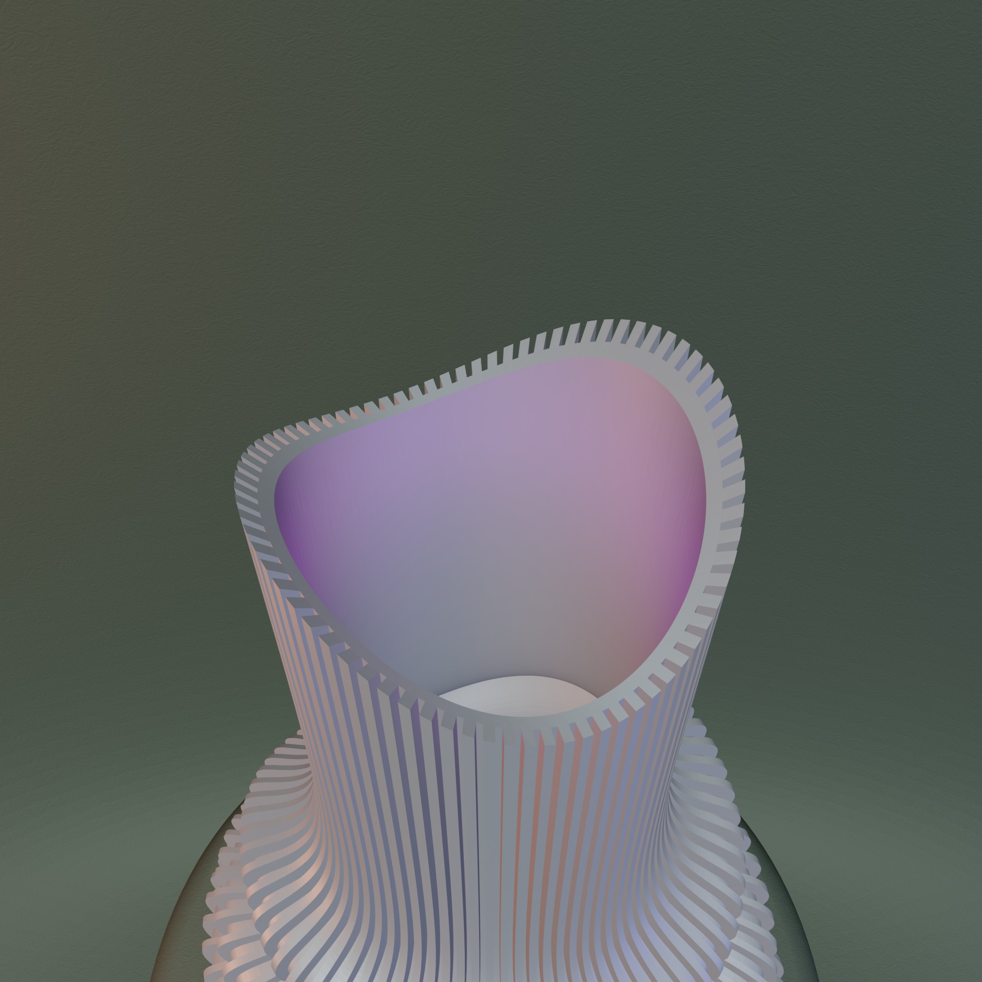 Futuristic Vase STL File - 072 3D print model_16