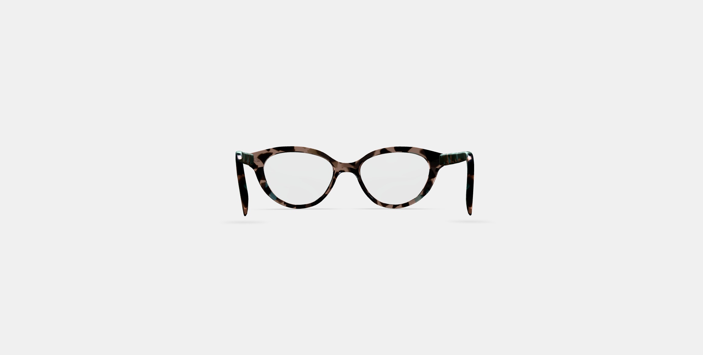Fatima Eyeglasses in Smoky Pearl Tortoise 3D model_14