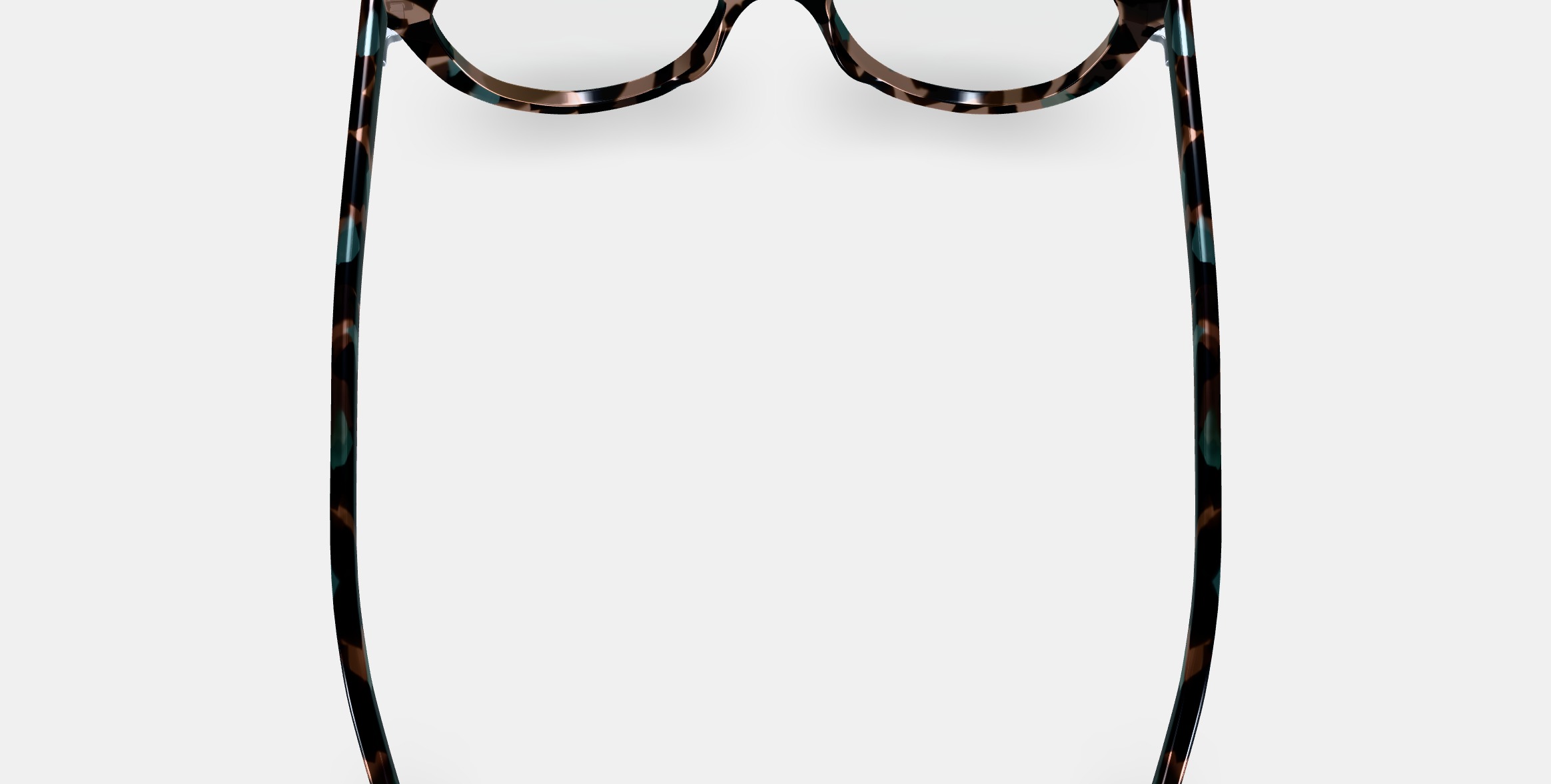 Fatima Eyeglasses in Smoky Pearl Tortoise 3D model_3