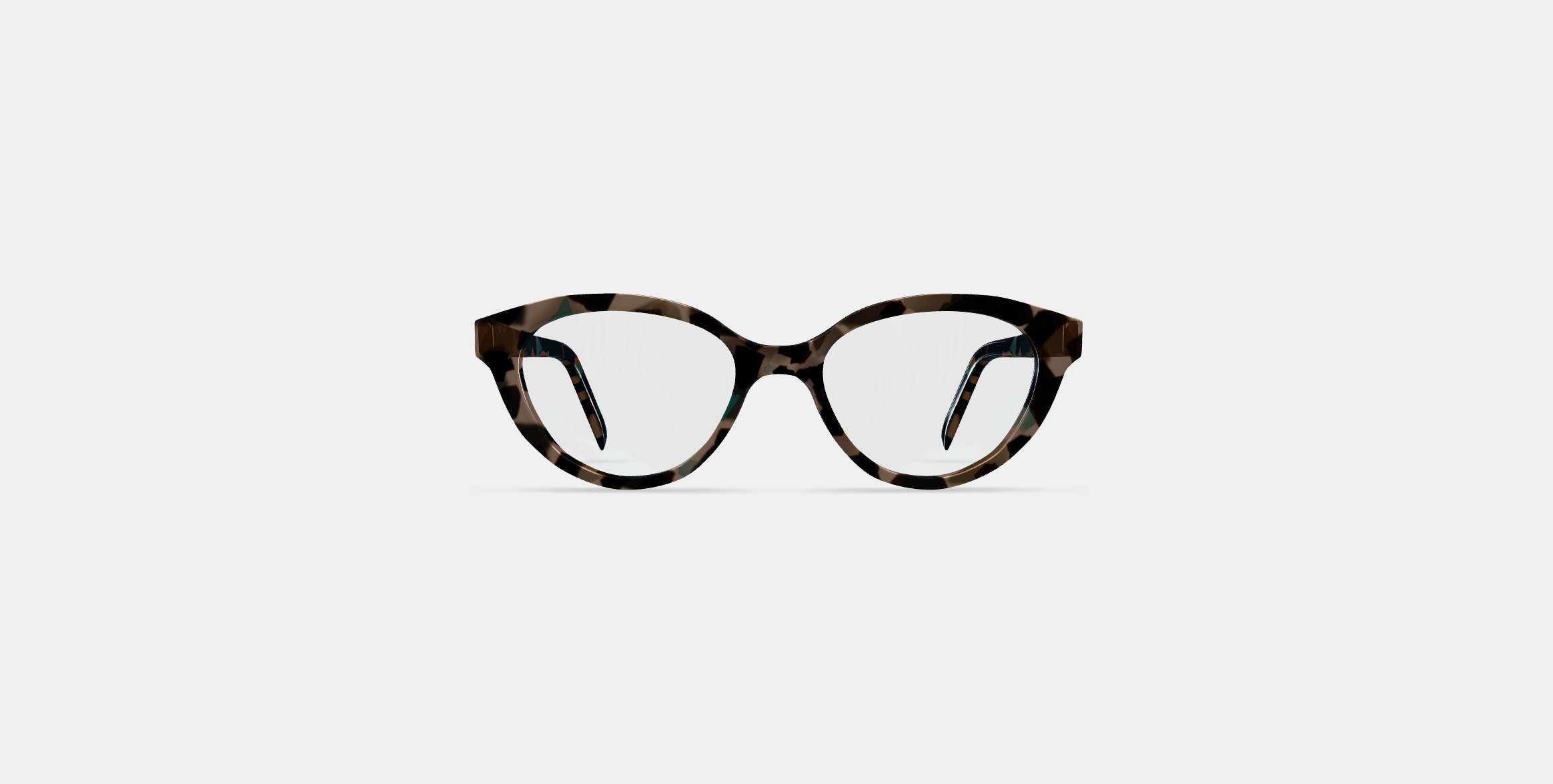Fatima Eyeglasses in Smoky Pearl Tortoise 3D model_10