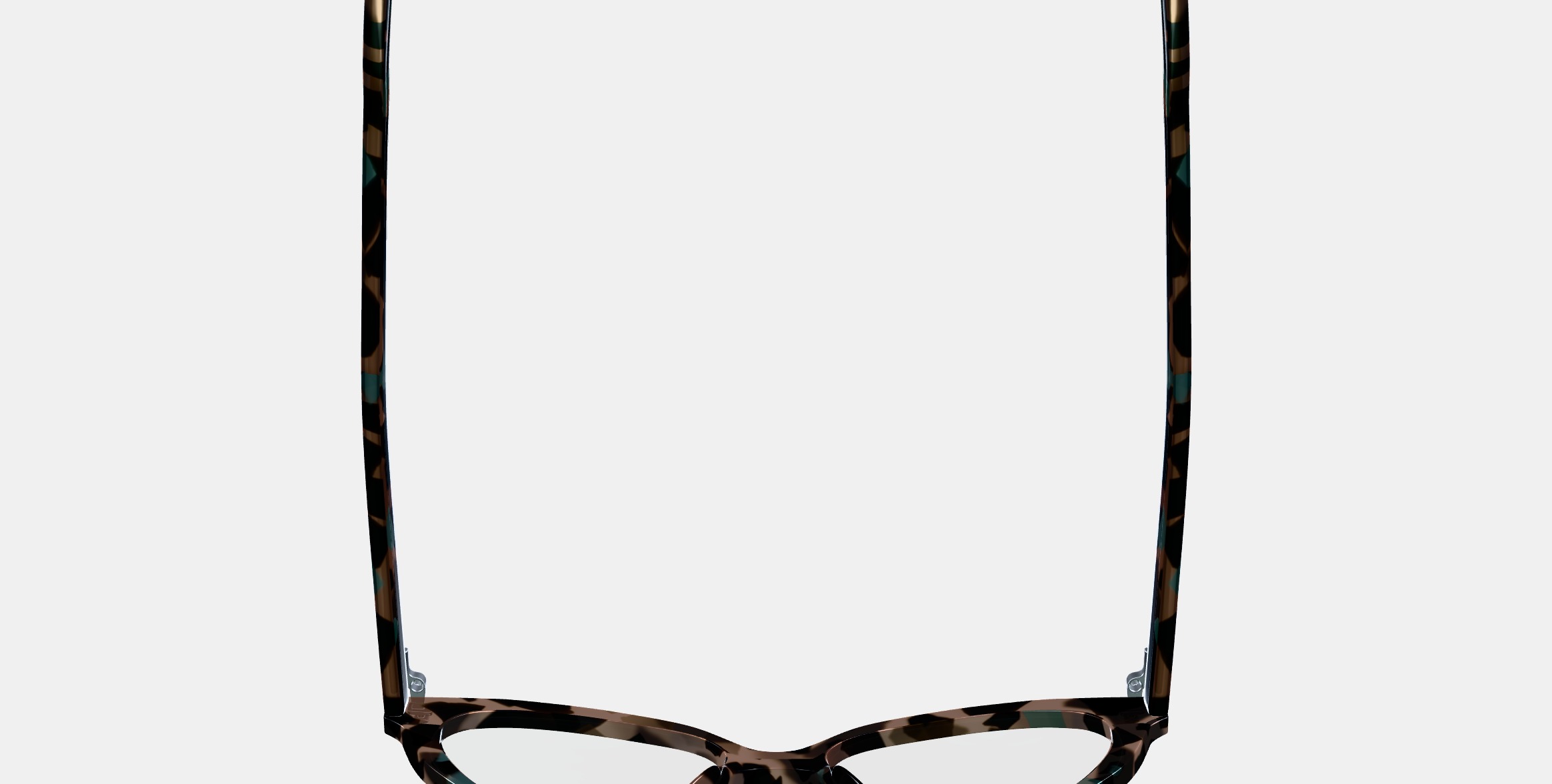 Fatima Eyeglasses in Smoky Pearl Tortoise 3D model_8