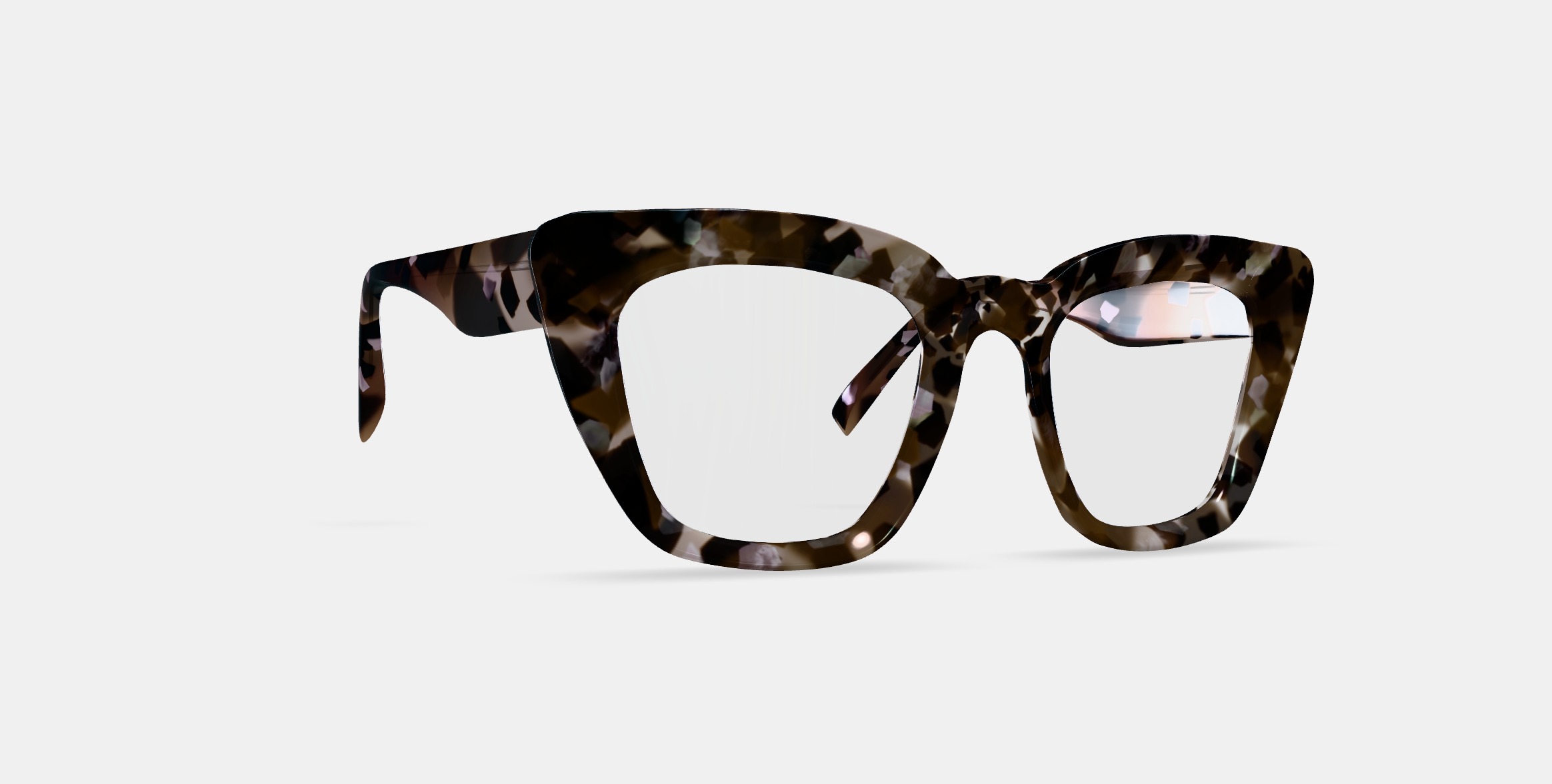 Lorena Eyeglasses in Black Currant Tortoise 3D model_9