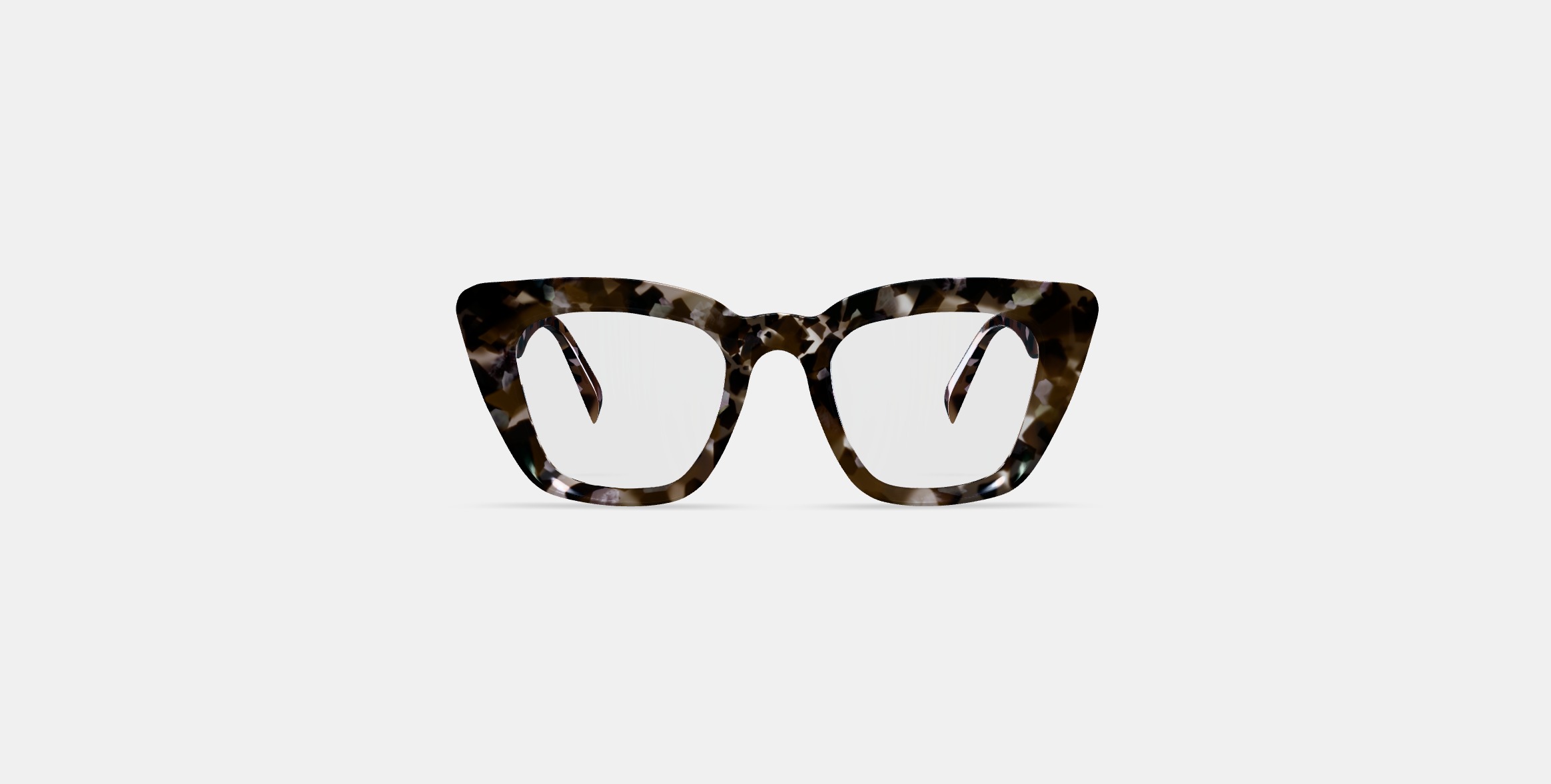 Lorena Eyeglasses in Black Currant Tortoise 3D model_10