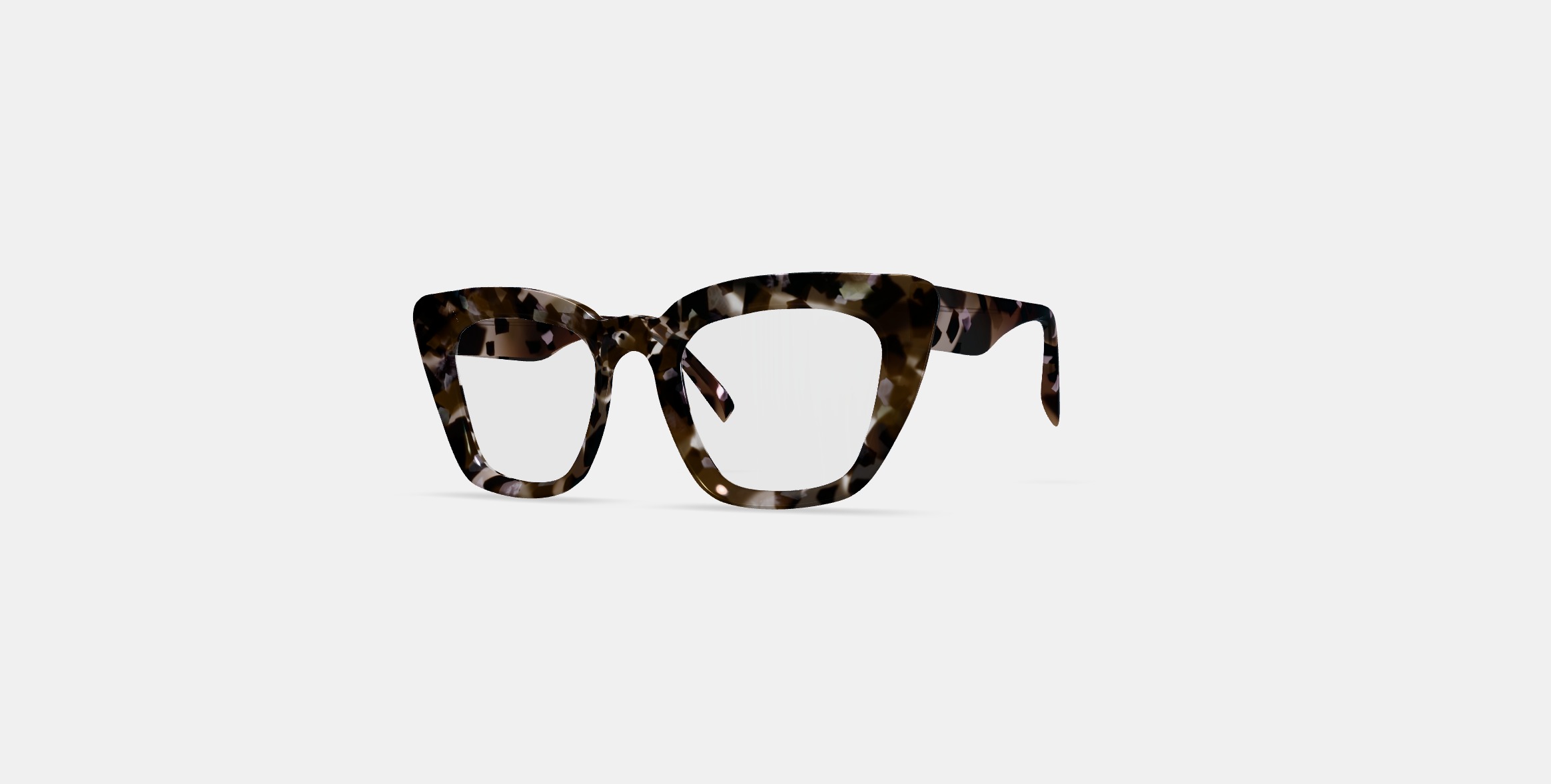 Lorena Eyeglasses in Black Currant Tortoise 3D model_12