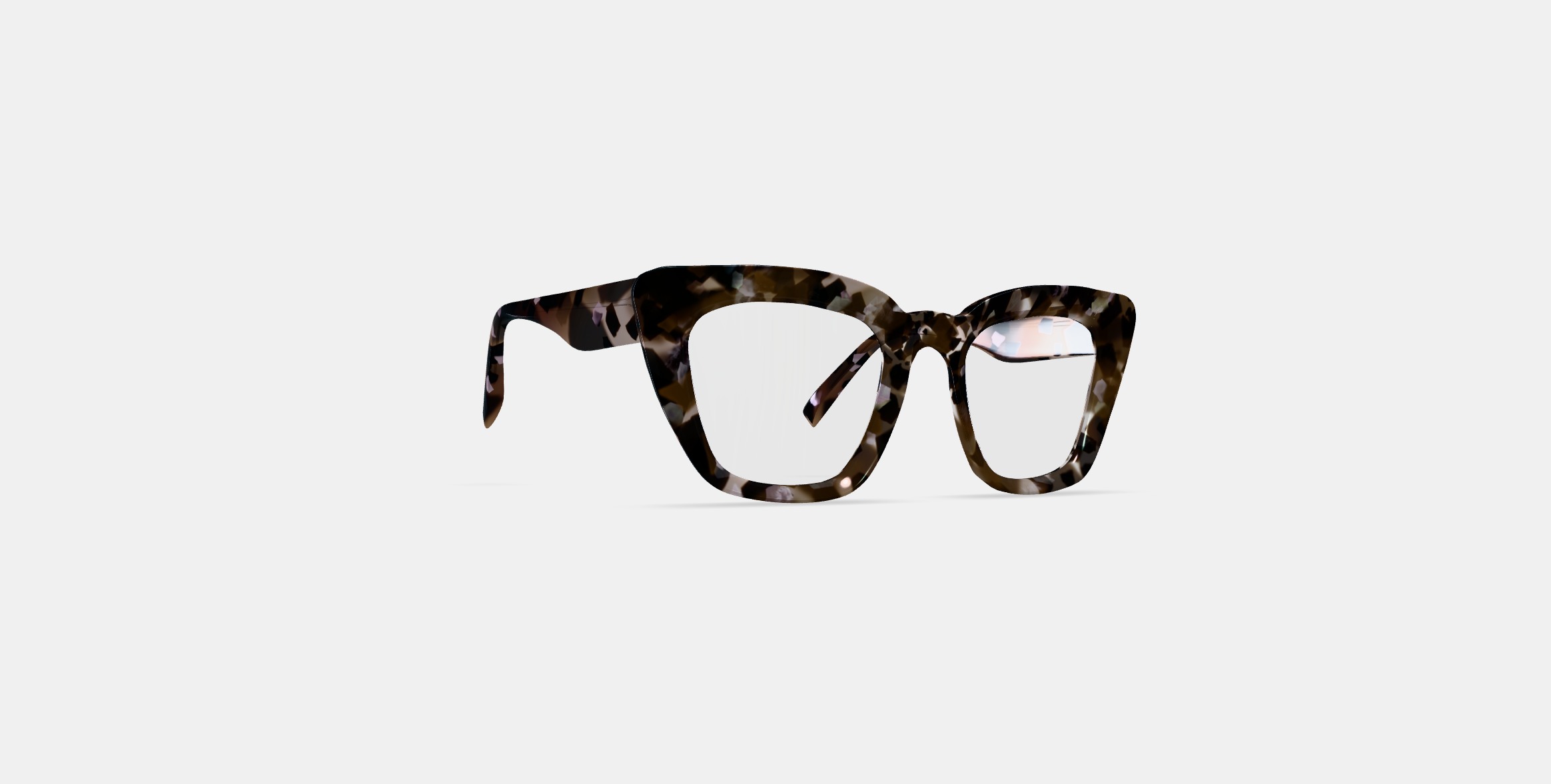 Lorena Eyeglasses in Black Currant Tortoise 3D model_4