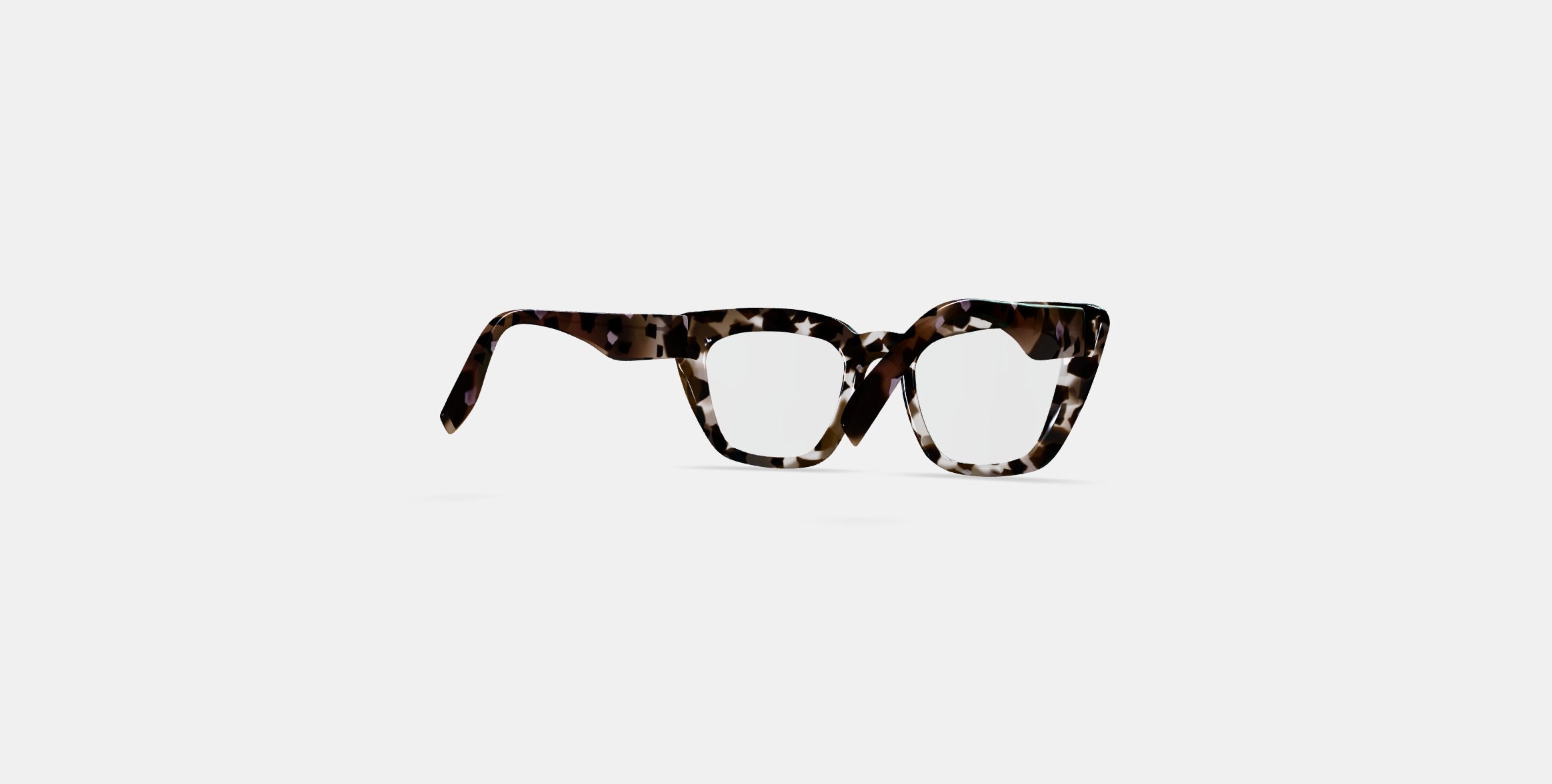 Lorena Eyeglasses in Black Currant Tortoise 3D model_5
