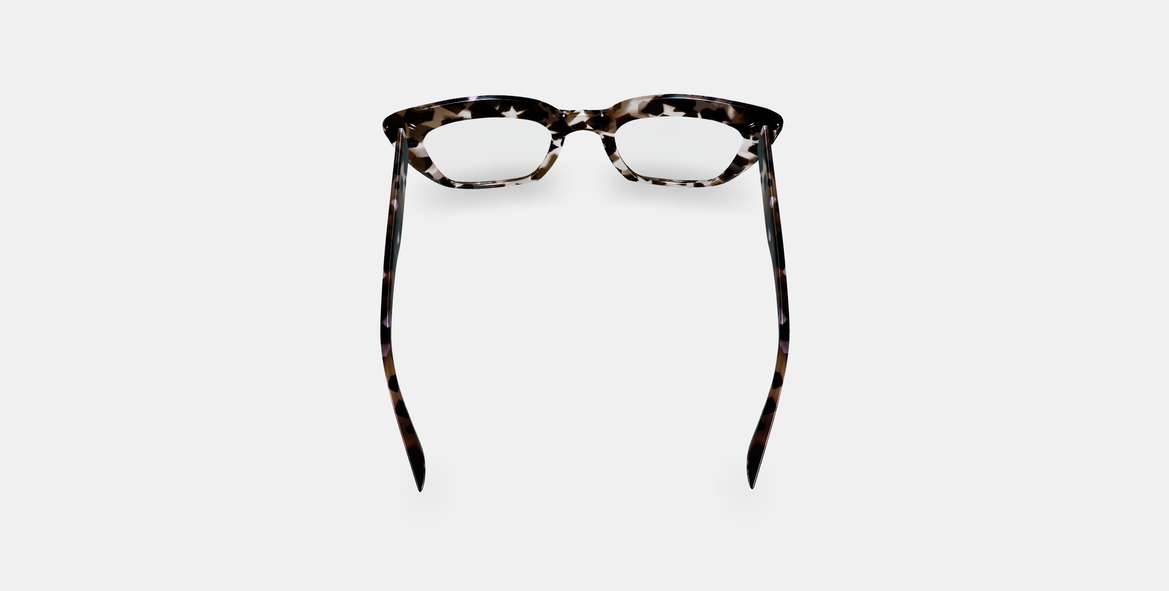 Lorena Eyeglasses in Black Currant Tortoise 3D model_2