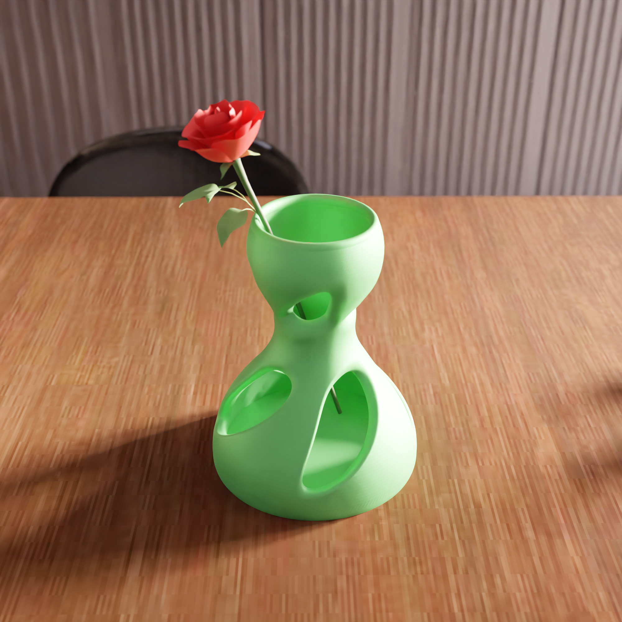 Modern Vase STL File - 071 3D print model_5