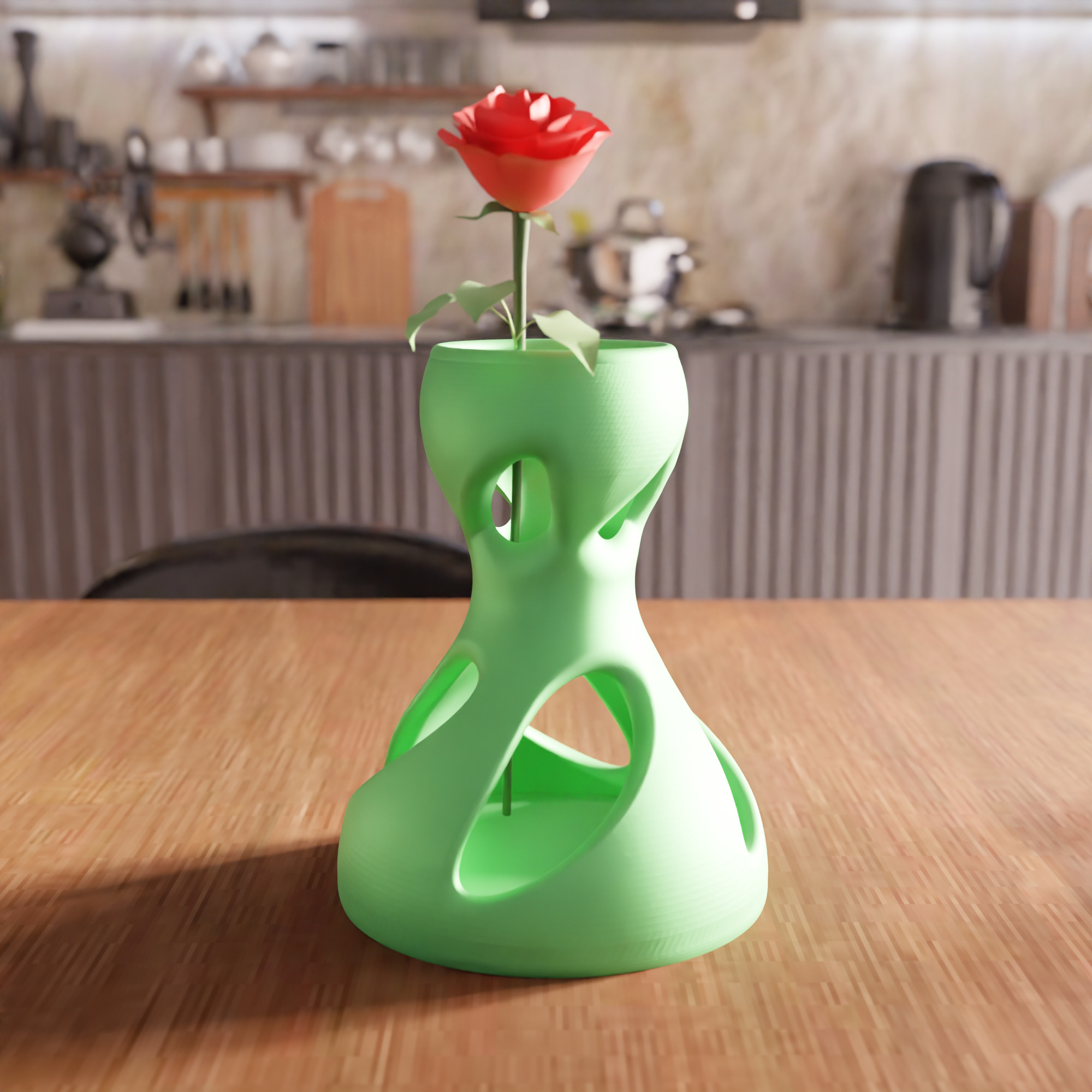 Modern Vase STL File - 071 3D print model_4