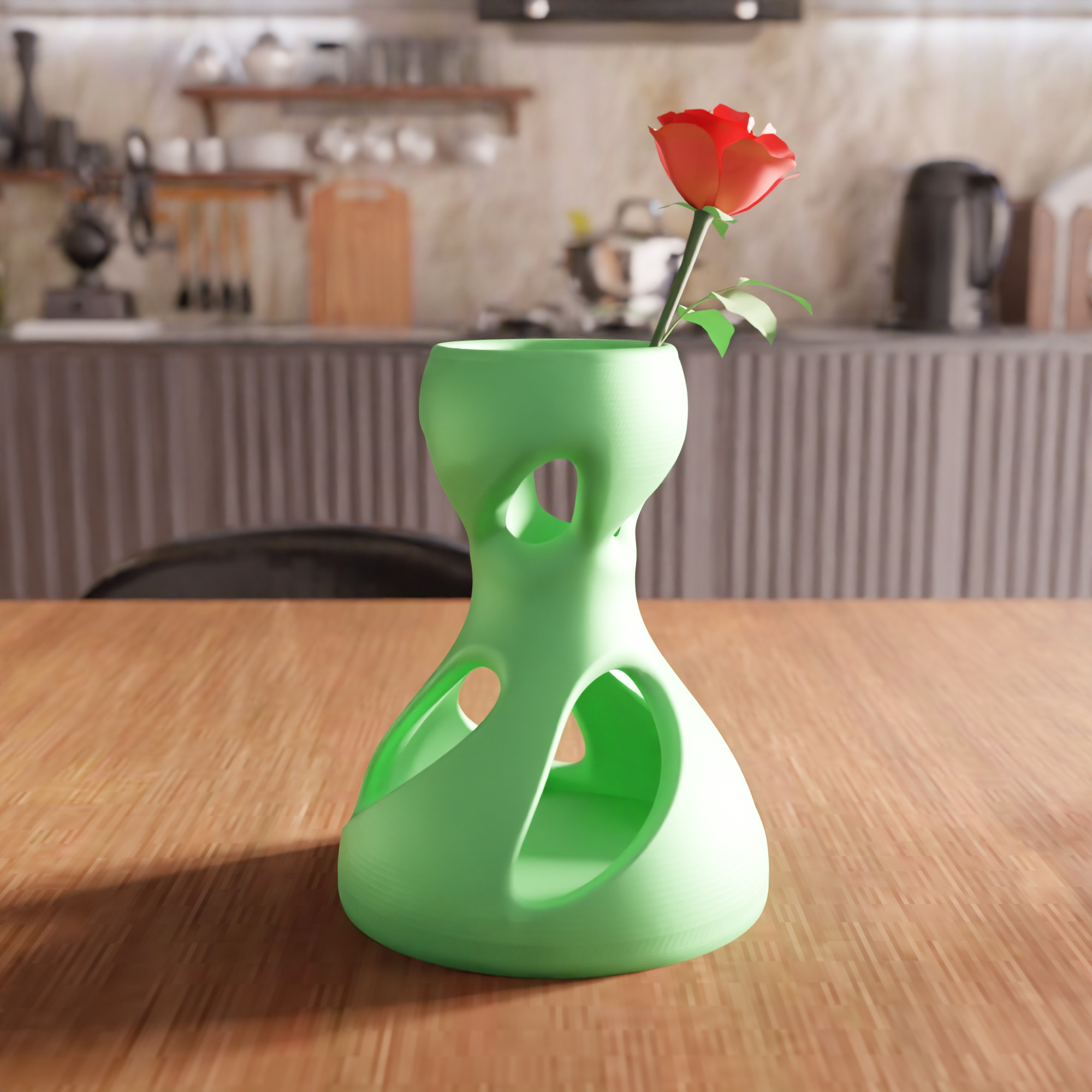 Modern Vase STL File - 071 3D print model_3