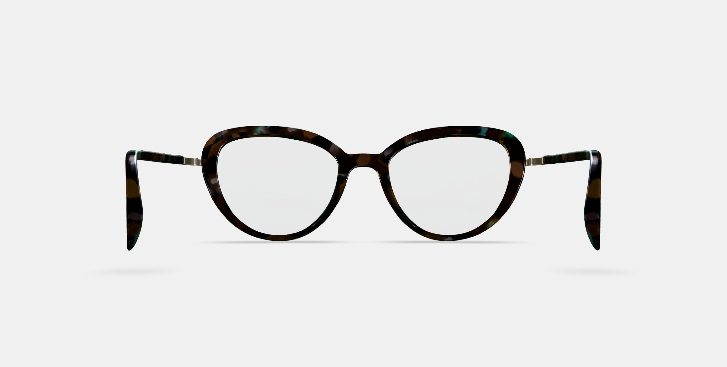Lorna Eyeglasses in Aventurine Tortoise with Riesling 3D model_15
