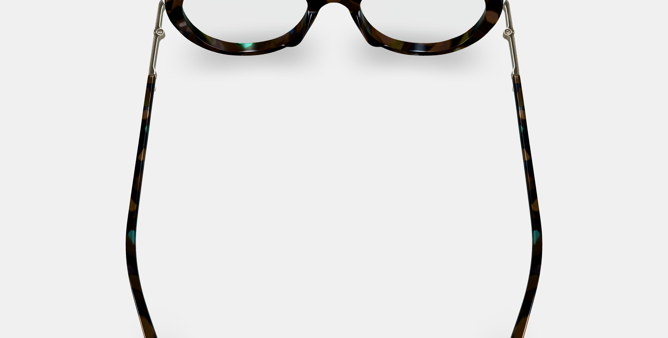 Lorna Eyeglasses in Aventurine Tortoise with Riesling 3D model_5
