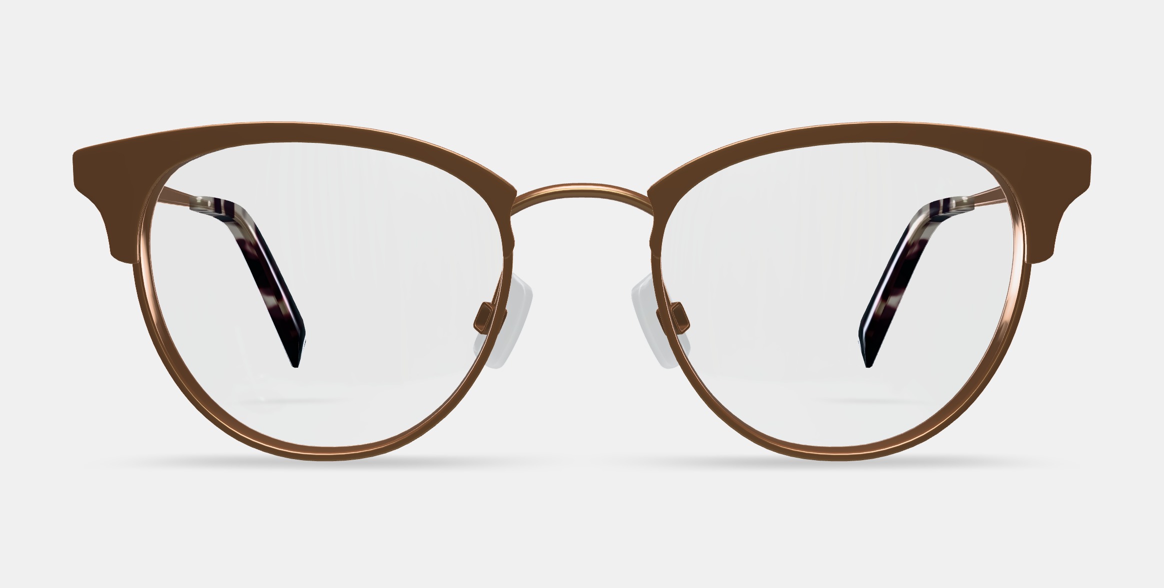 Blair Eyeglasses in Rose Gold 3D model_11