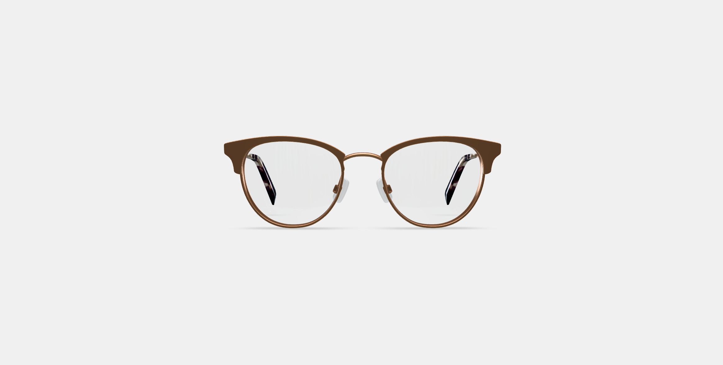 Blair Eyeglasses in Rose Gold 3D model_10