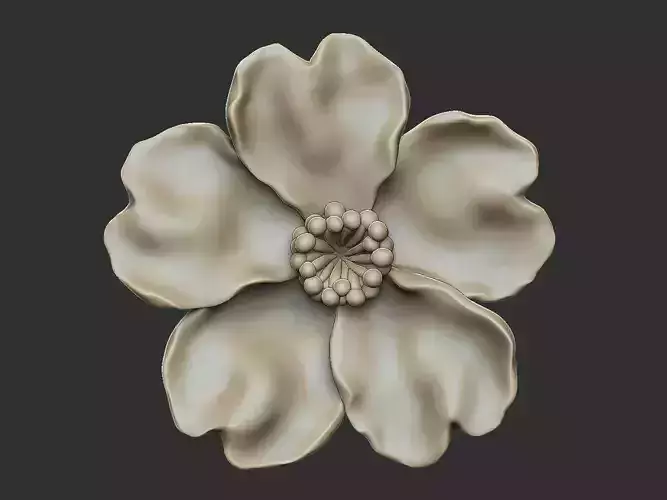 Mermaid Rose for jewelry 3D print model