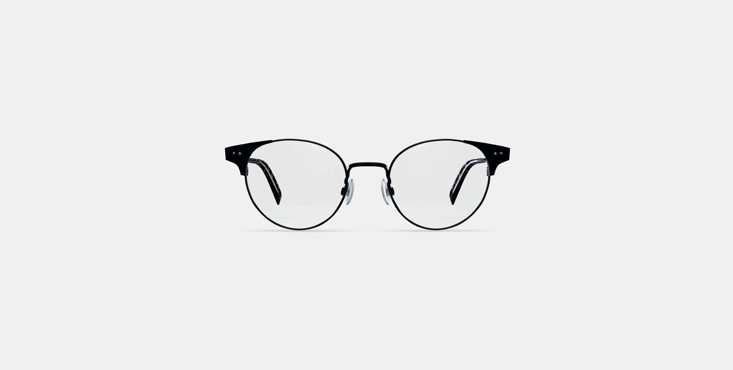 Patel Eyeglasses in Brushed Ink 3D model_10
