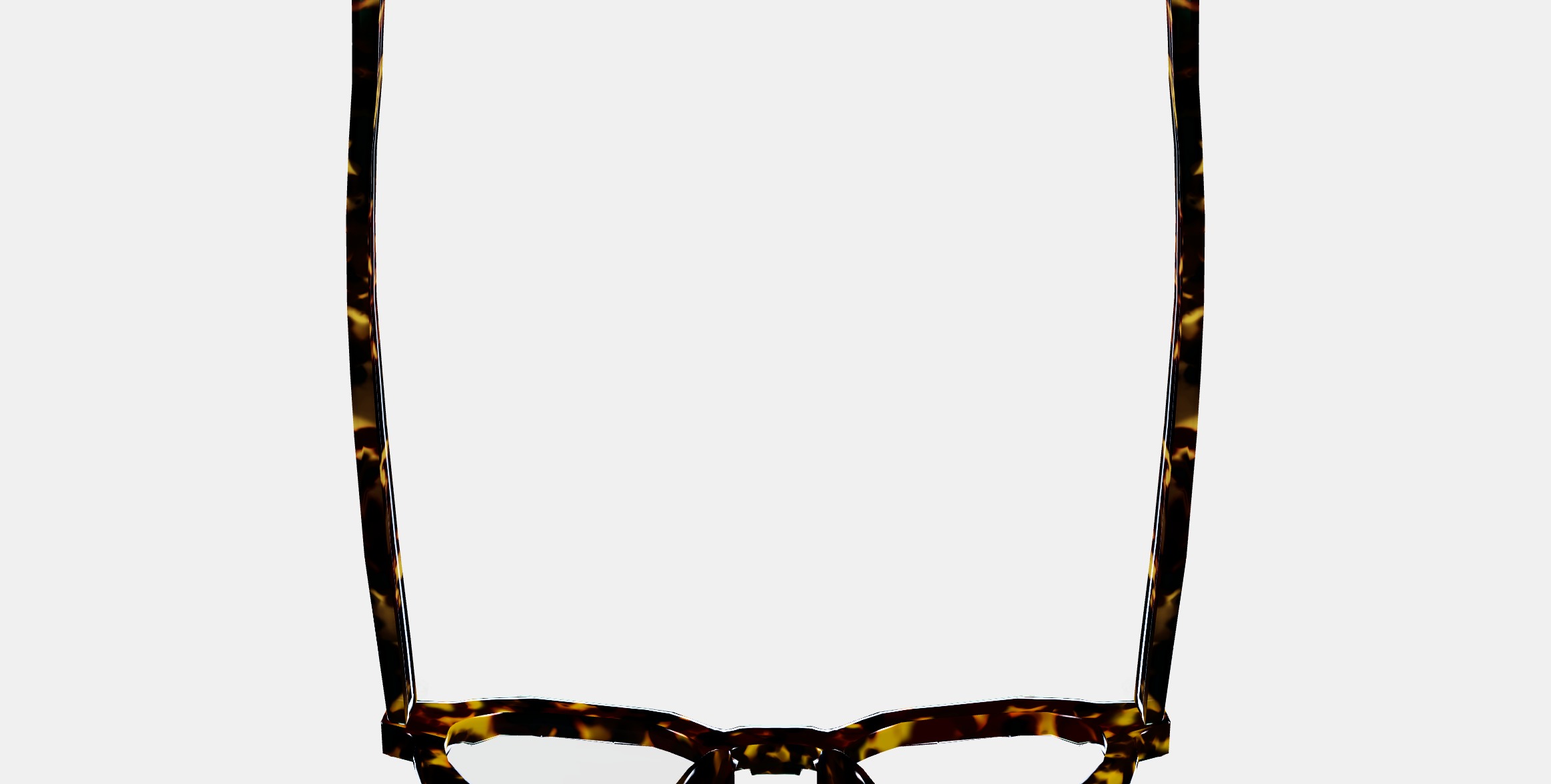 Javier Eyeglasses in Black Oak Tortoise 3D model_7
