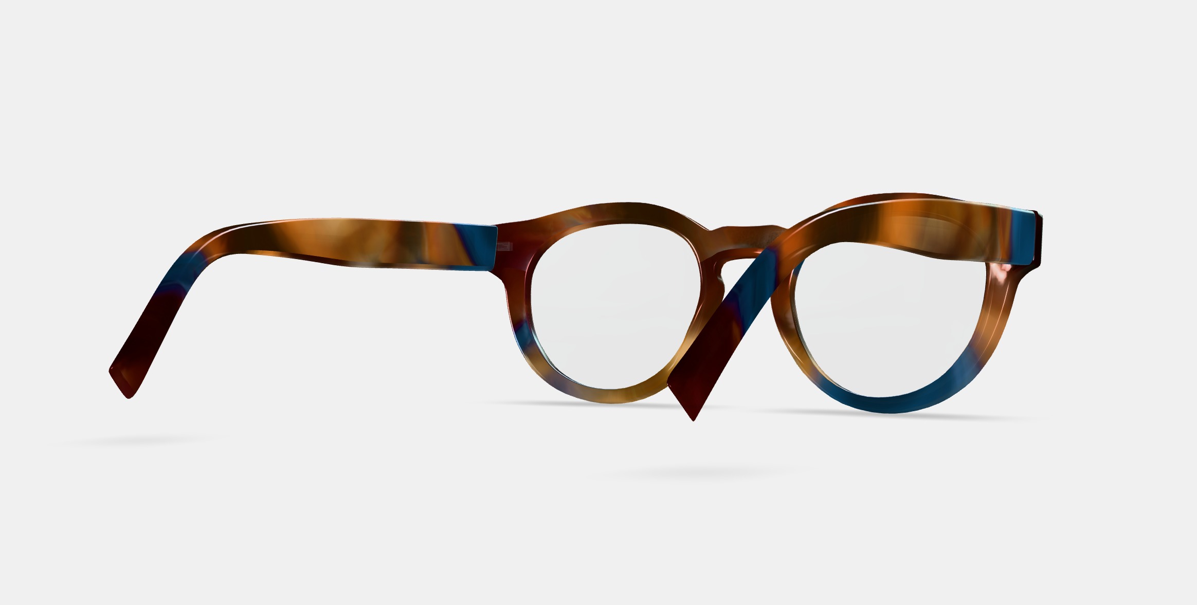 Tal Eyeglasses in Maritime Tortoise 3D model_5
