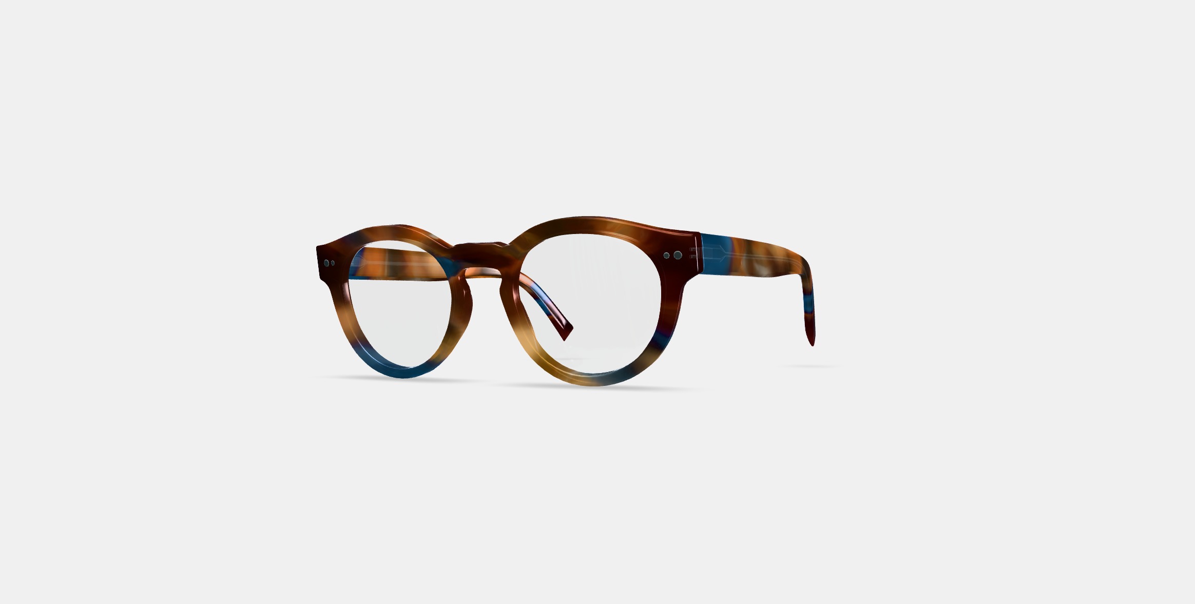 Tal Eyeglasses in Maritime Tortoise 3D model_12