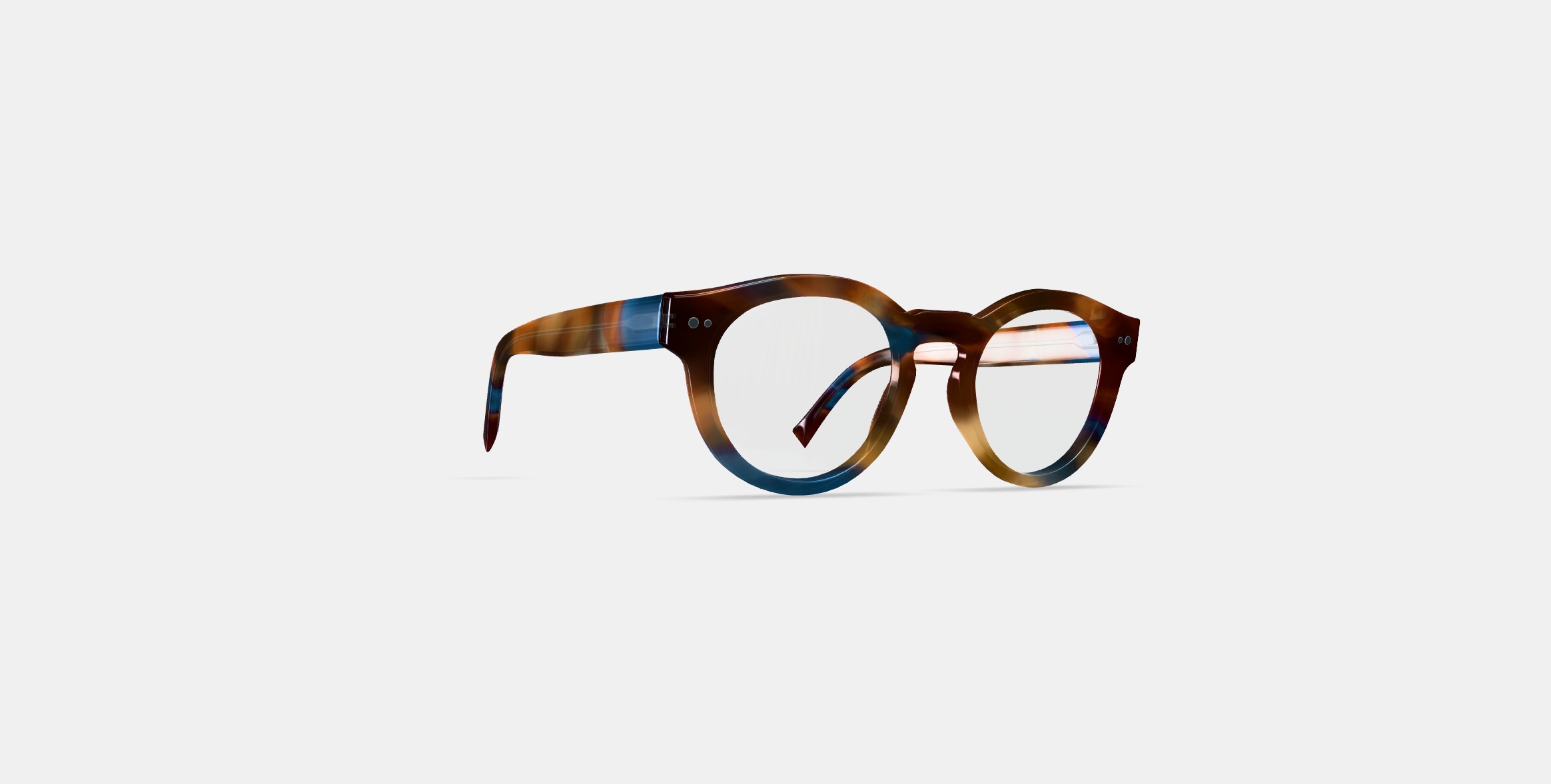 Tal Eyeglasses in Maritime Tortoise 3D model_2
