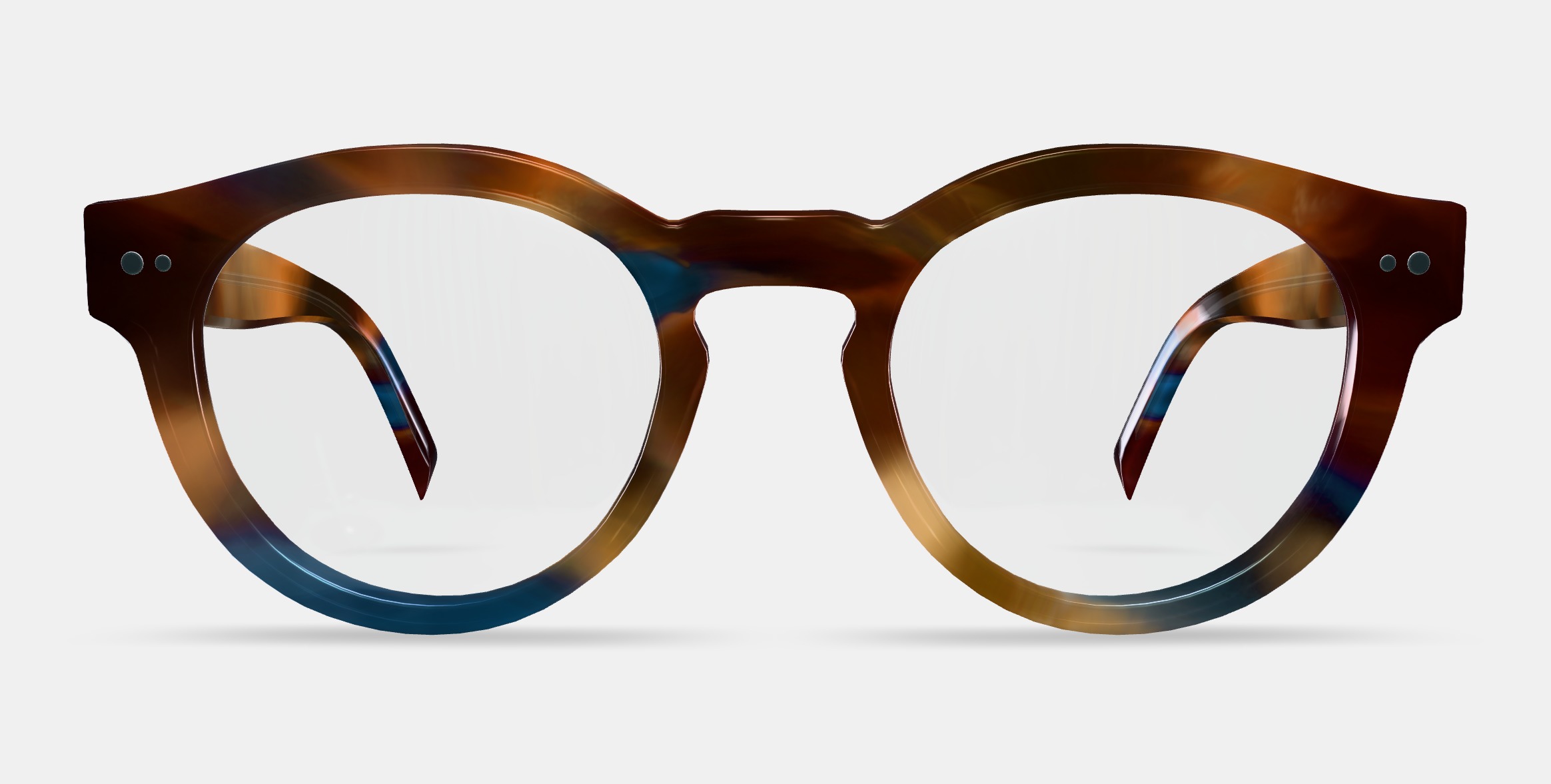 Tal Eyeglasses in Maritime Tortoise 3D model_11