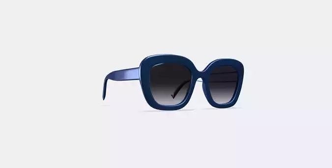 Gabriela Sunglasses in Denim Blue