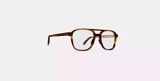Brimmer Eyeglasses in Black Walnut