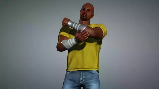 Luke Cage 3D model