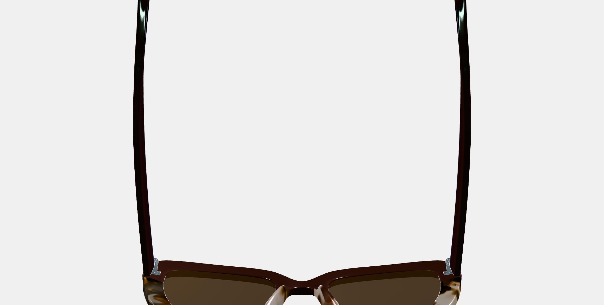 Gabriela Sunglasses in Ganache Tortoise Fade 3D model_8