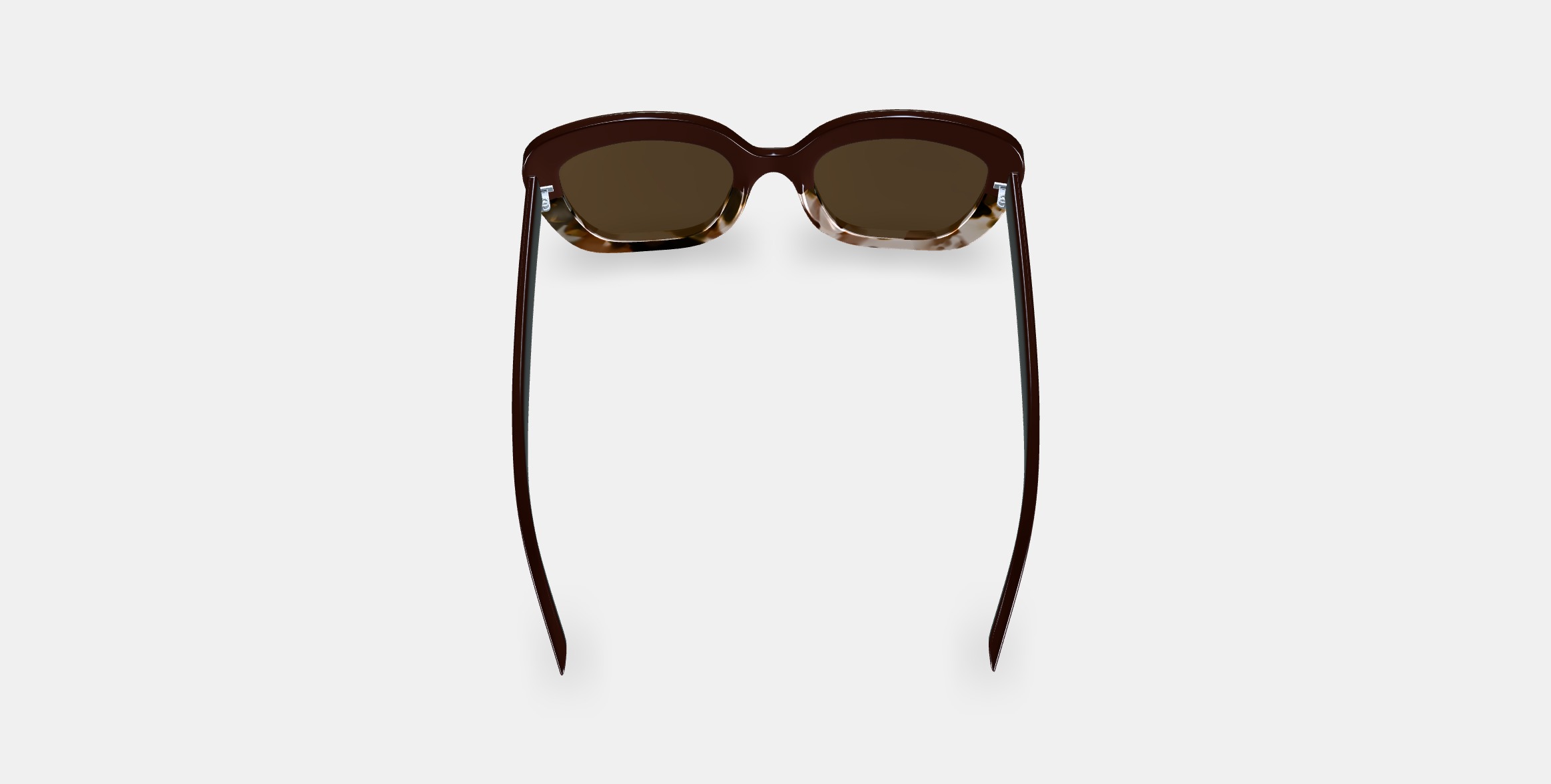 Gabriela Sunglasses in Ganache Tortoise Fade 3D model_2