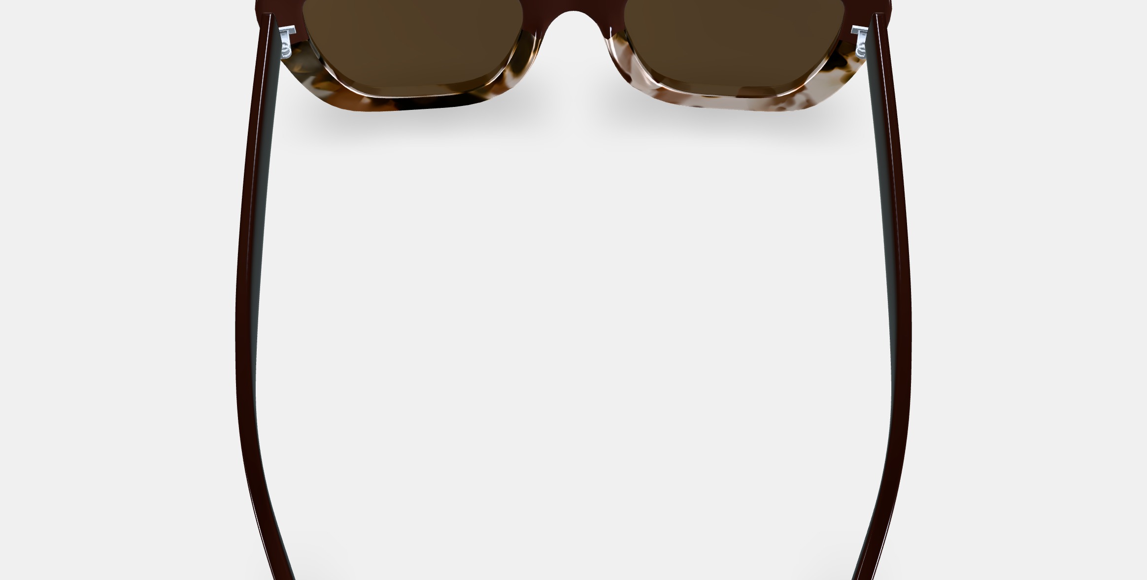 Gabriela Sunglasses in Ganache Tortoise Fade 3D model_5