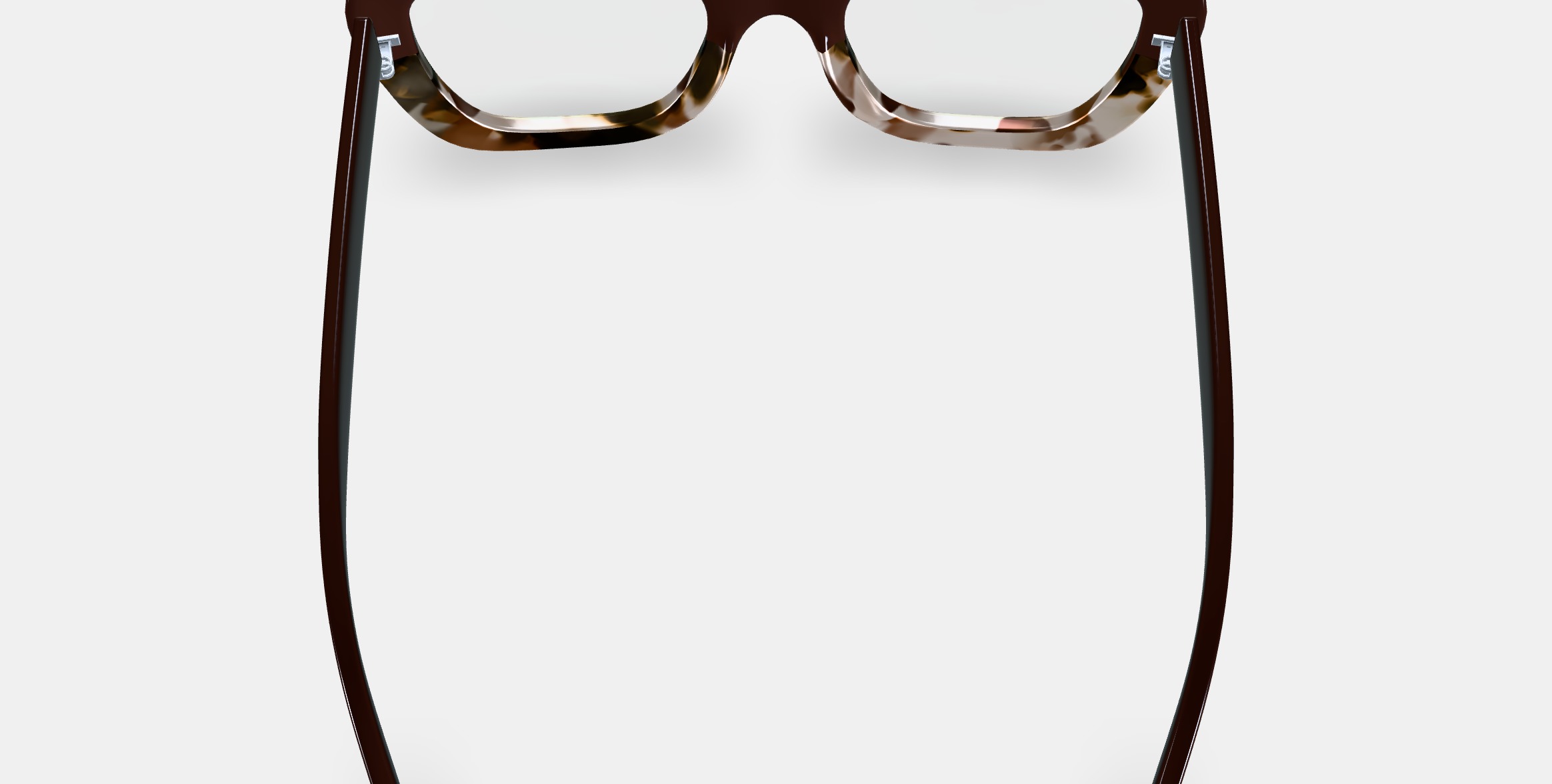 Gabriela Eyeglasses in Ganache Tortoise Fade 3D model_4