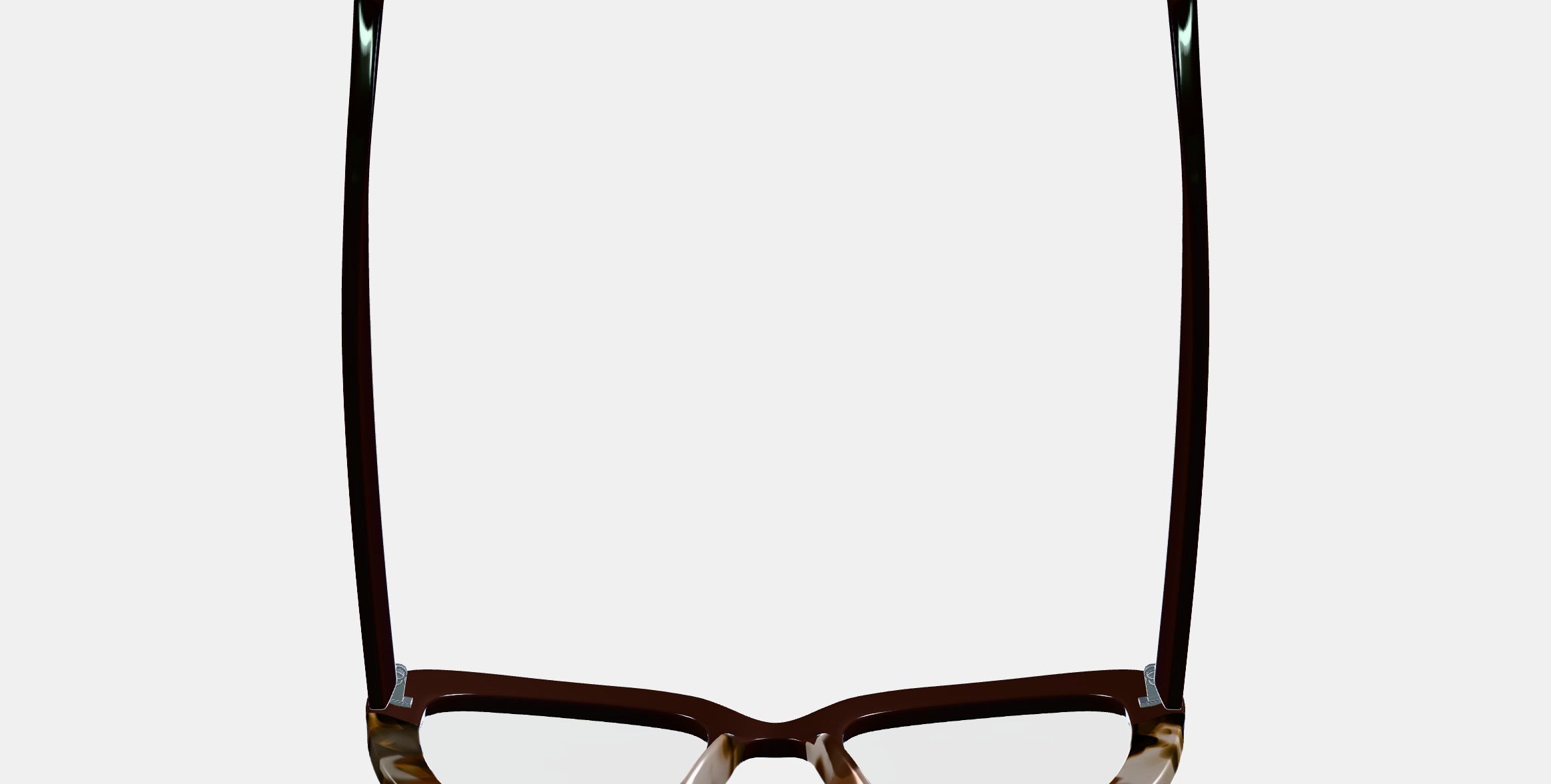 Gabriela Eyeglasses in Ganache Tortoise Fade 3D model_8