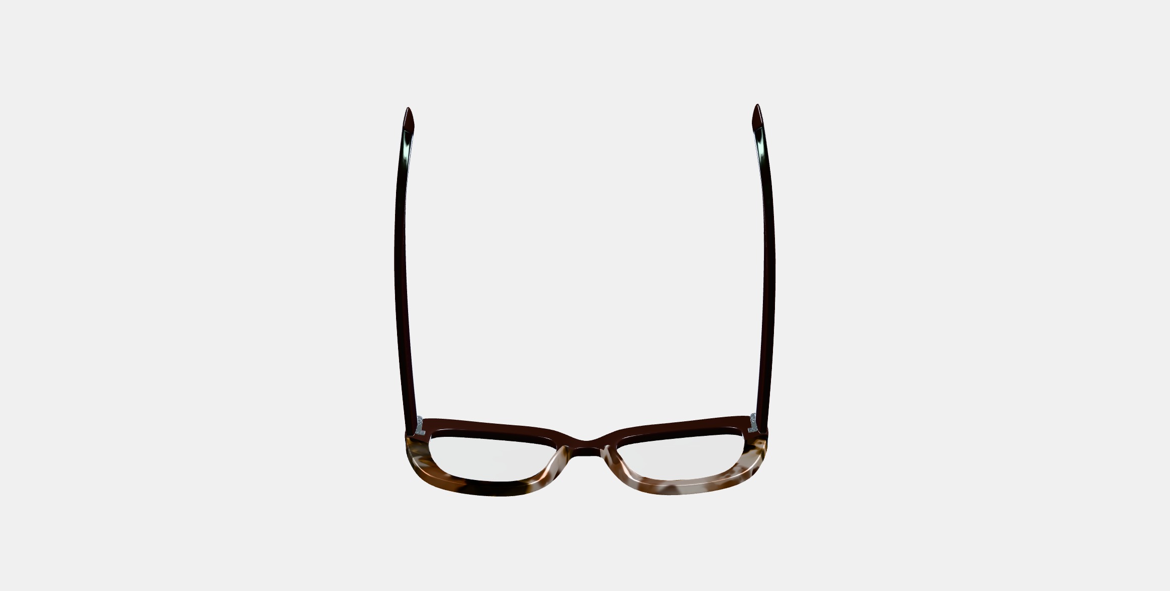Gabriela Eyeglasses in Ganache Tortoise Fade 3D model_7
