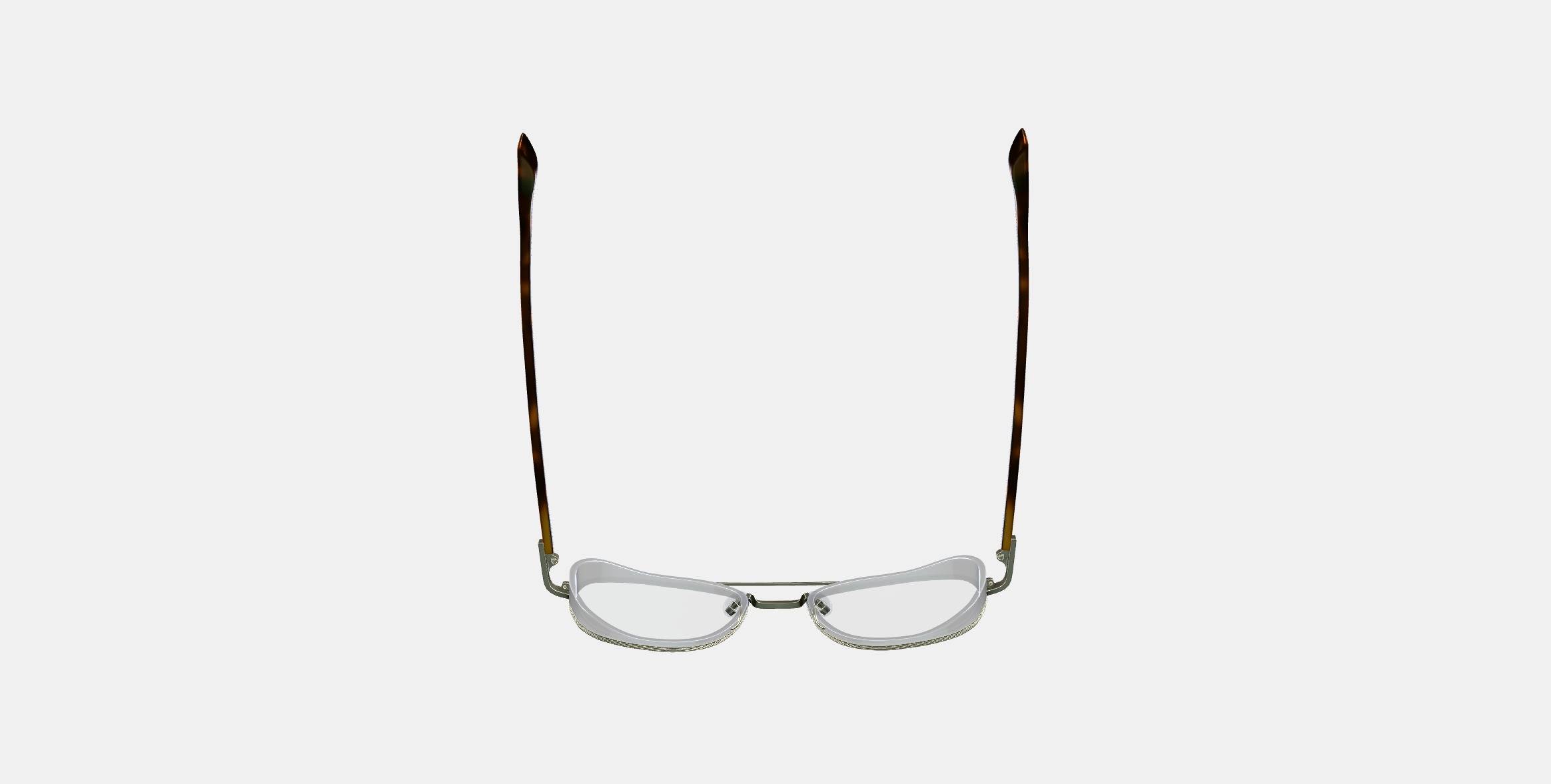 Earle Eyeglasses in Crystal with Riesling 3D model_6