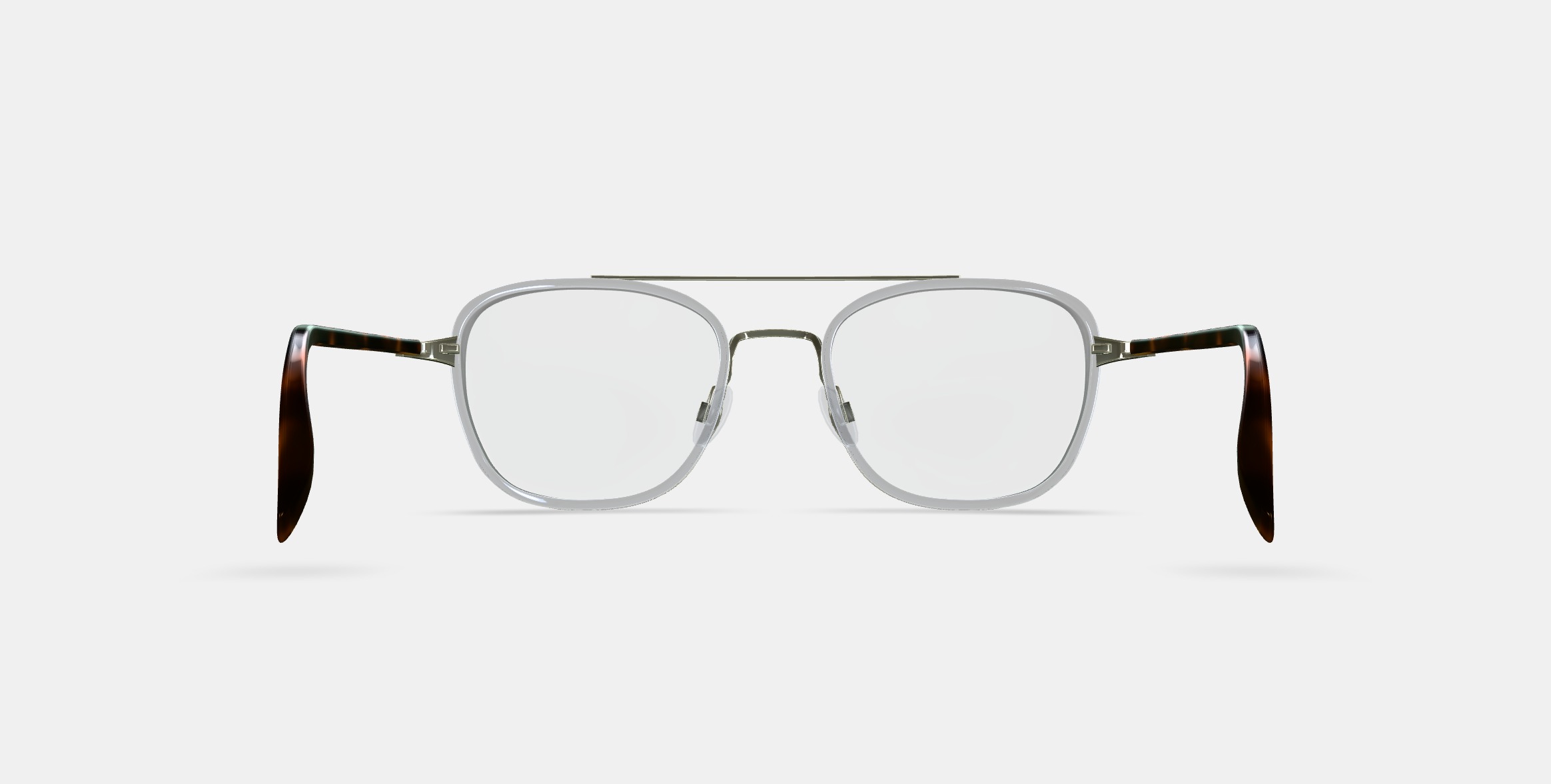 Earle Eyeglasses in Crystal with Riesling 3D model_15