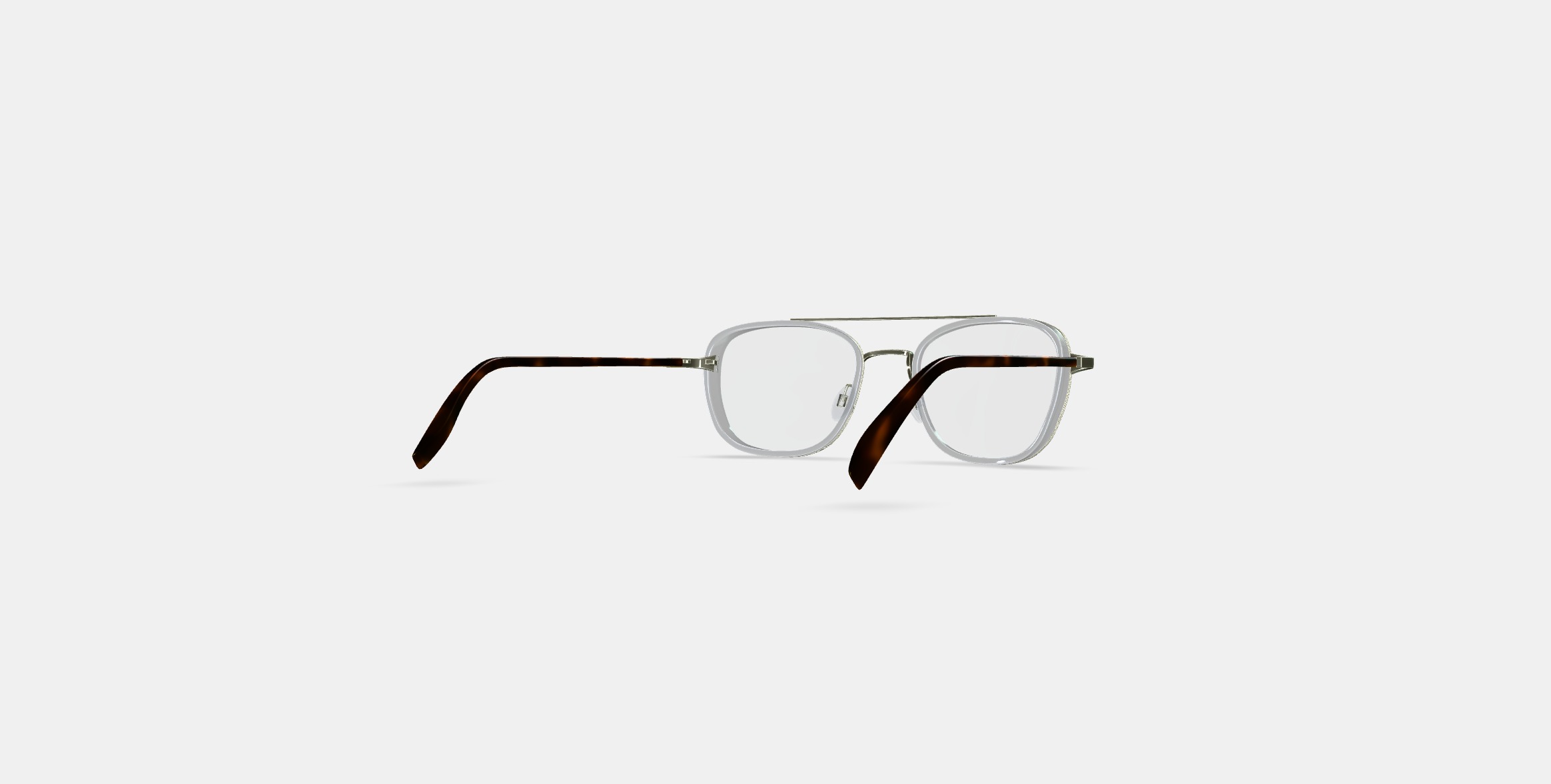 Earle Eyeglasses in Crystal with Riesling 3D model_4