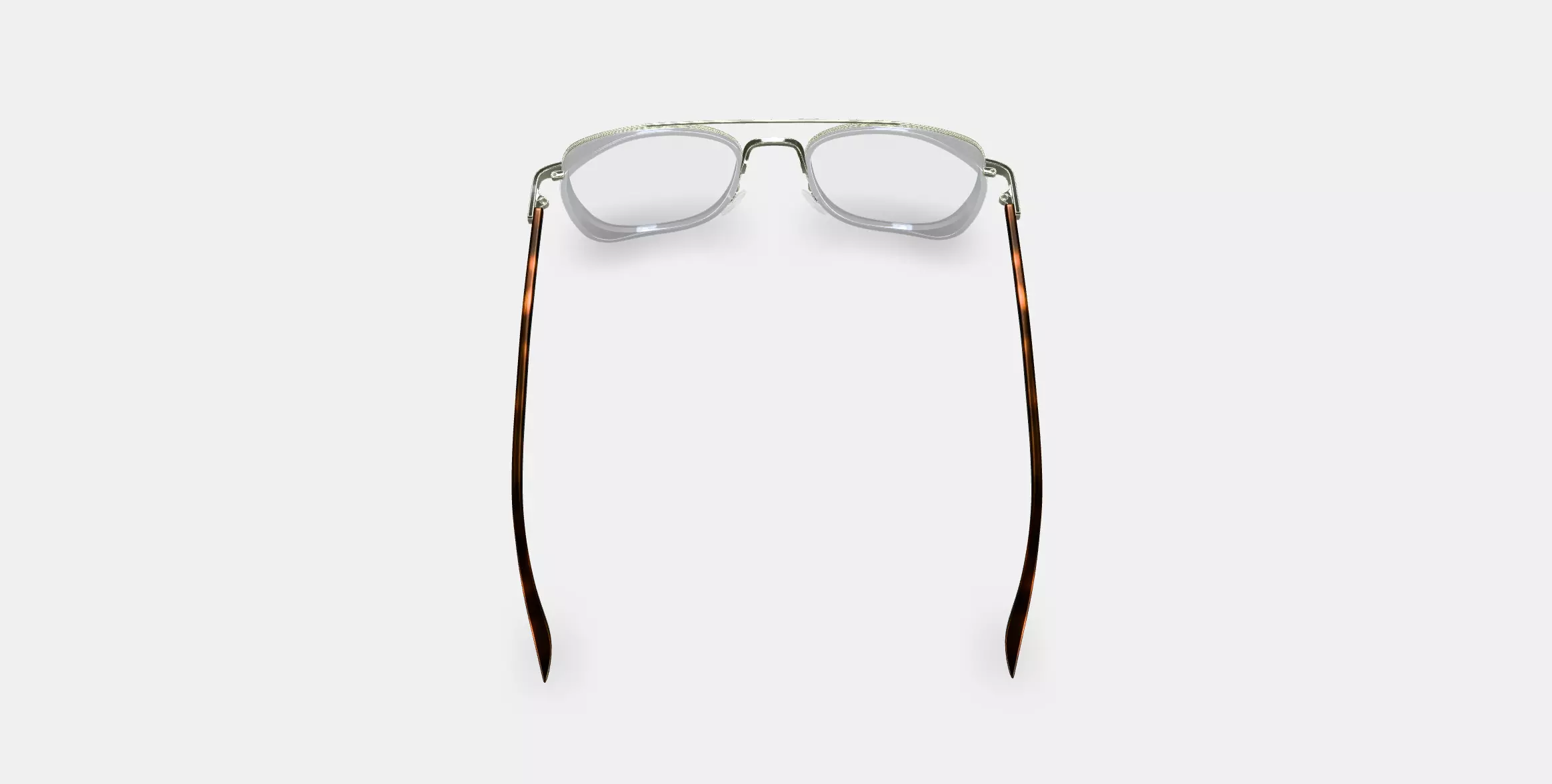 Earle Eyeglasses in Crystal with Riesling 3D model_0