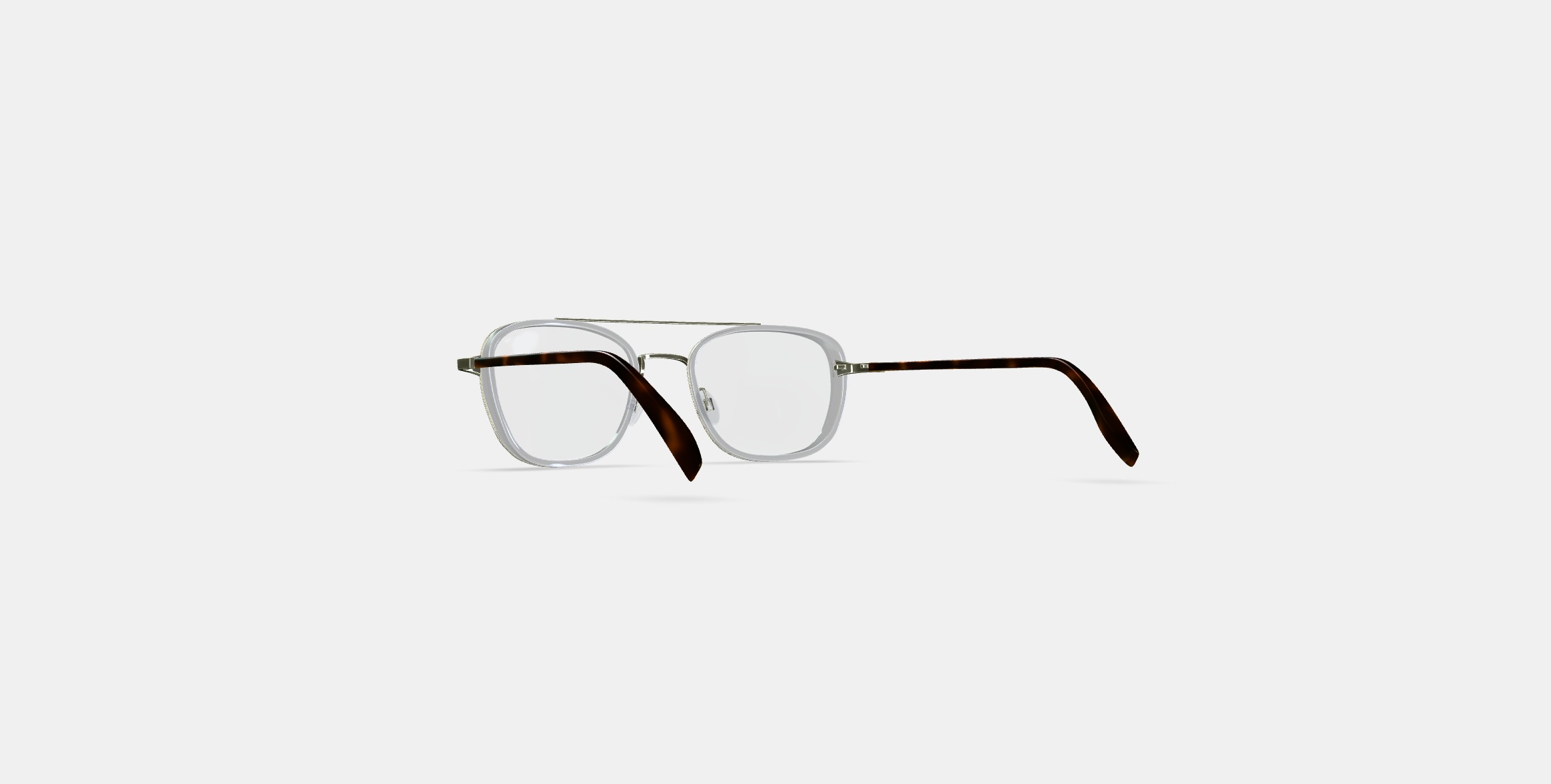 Earle Eyeglasses in Crystal with Riesling 3D model_16
