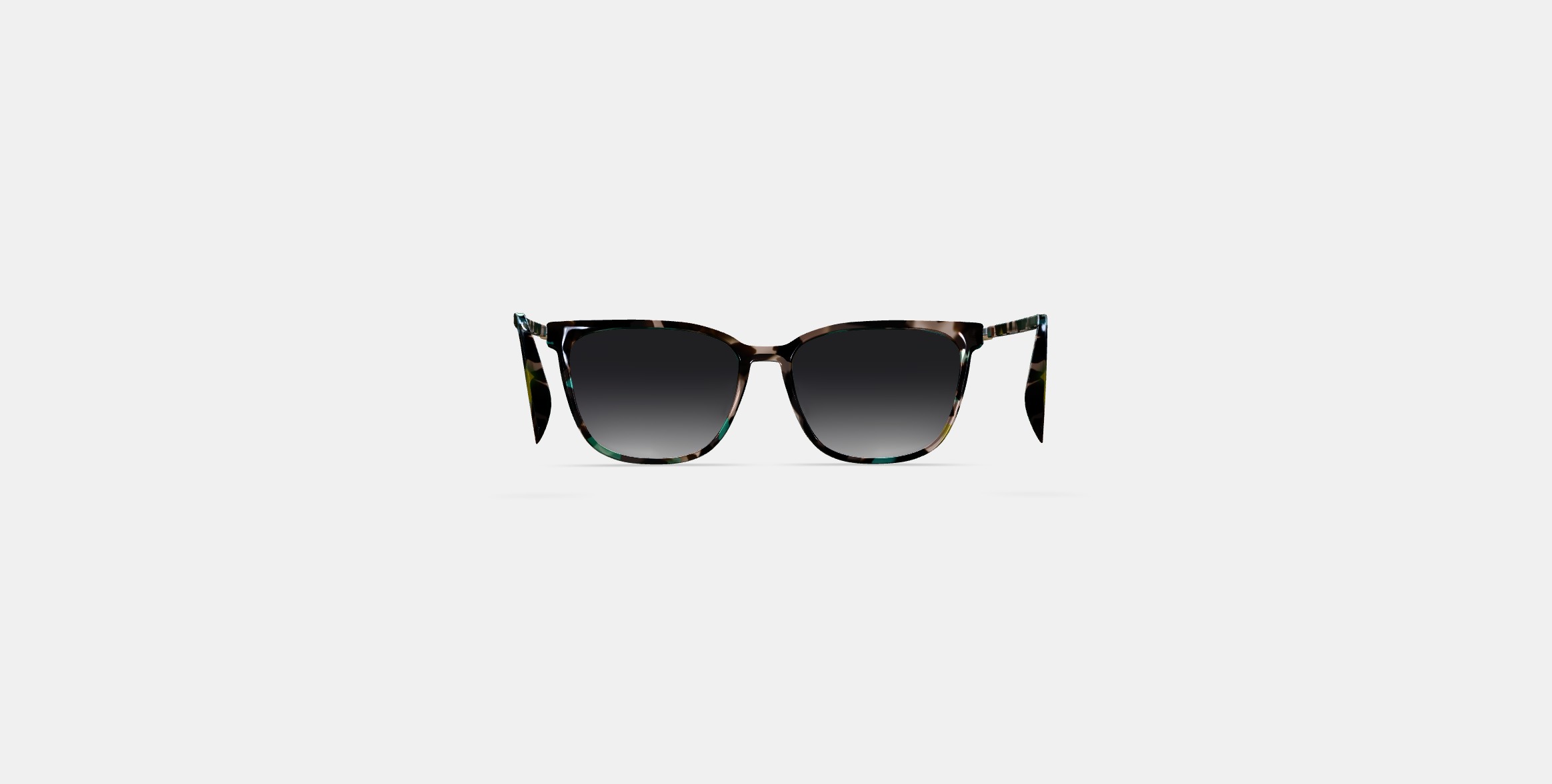 Esme Sunglasses in Aventurine Tortoise with Polished Gold 3D model_13