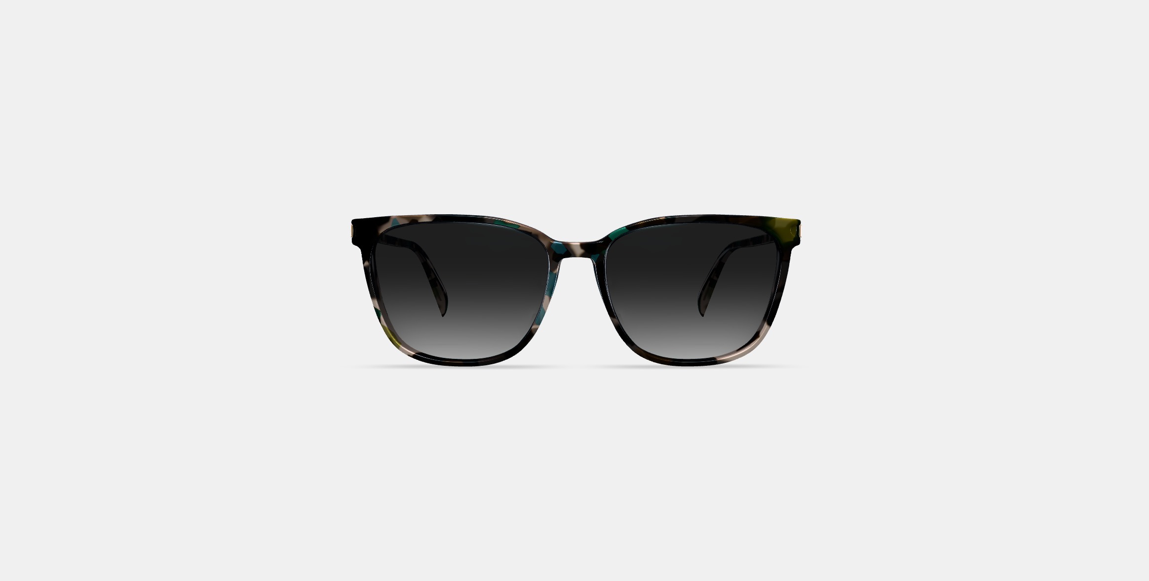 Esme Sunglasses in Aventurine Tortoise with Polished Gold 3D model_9