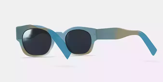 Rocco Sunglasses in Coastline Crystal Fade