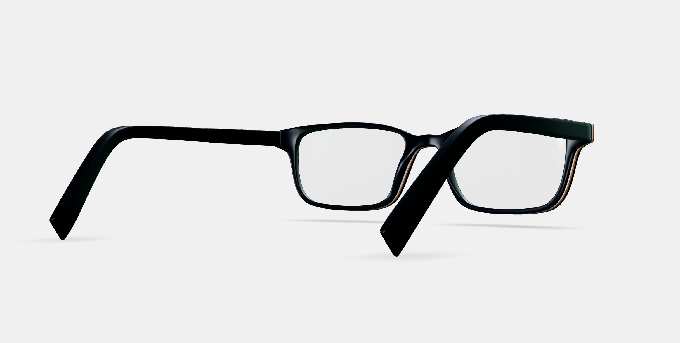 Wilkie Eyeglasses in Black Matte Eclipse 3D model_6