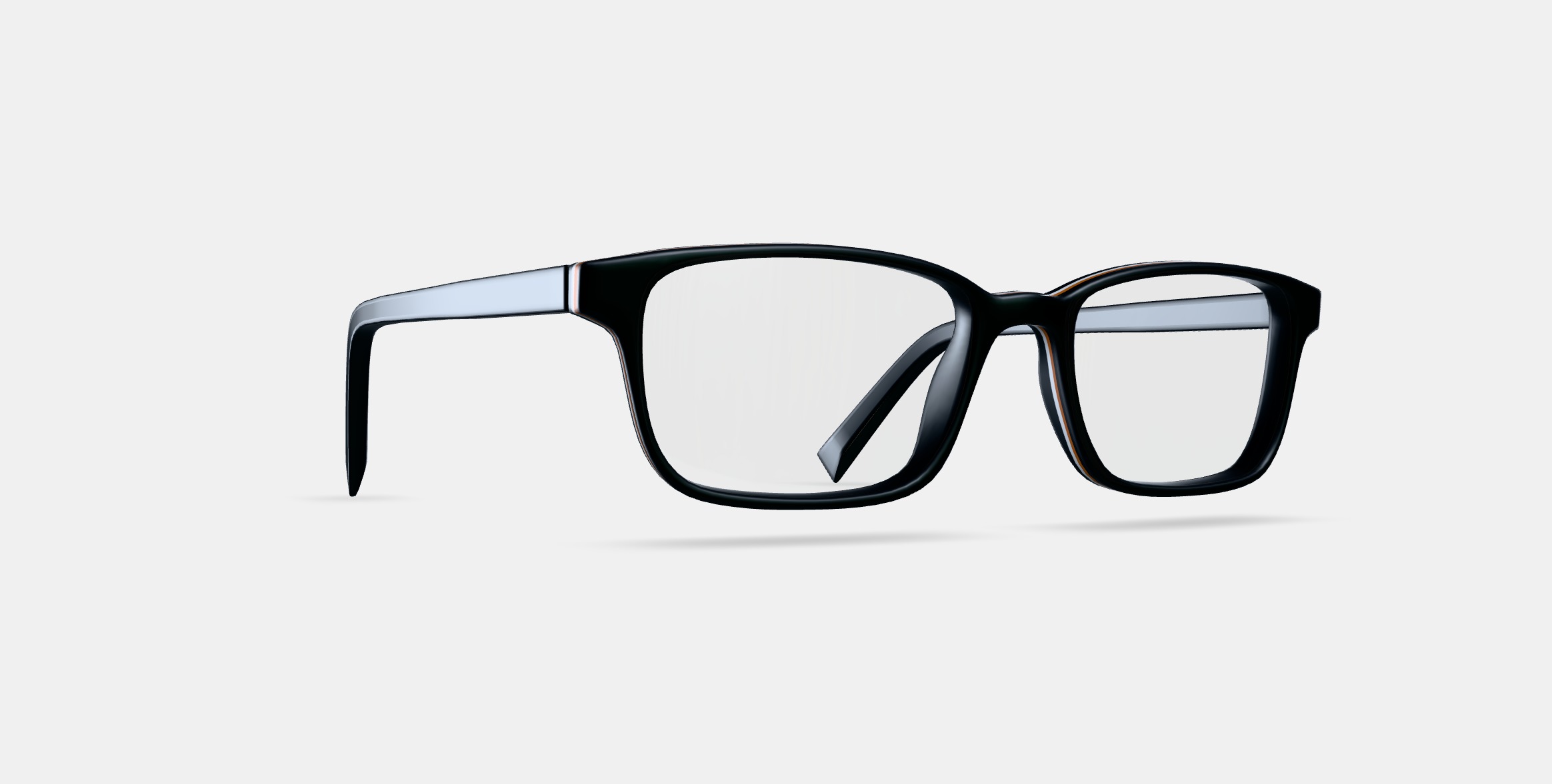 Wilkie Eyeglasses in Black Matte Eclipse 3D model_9