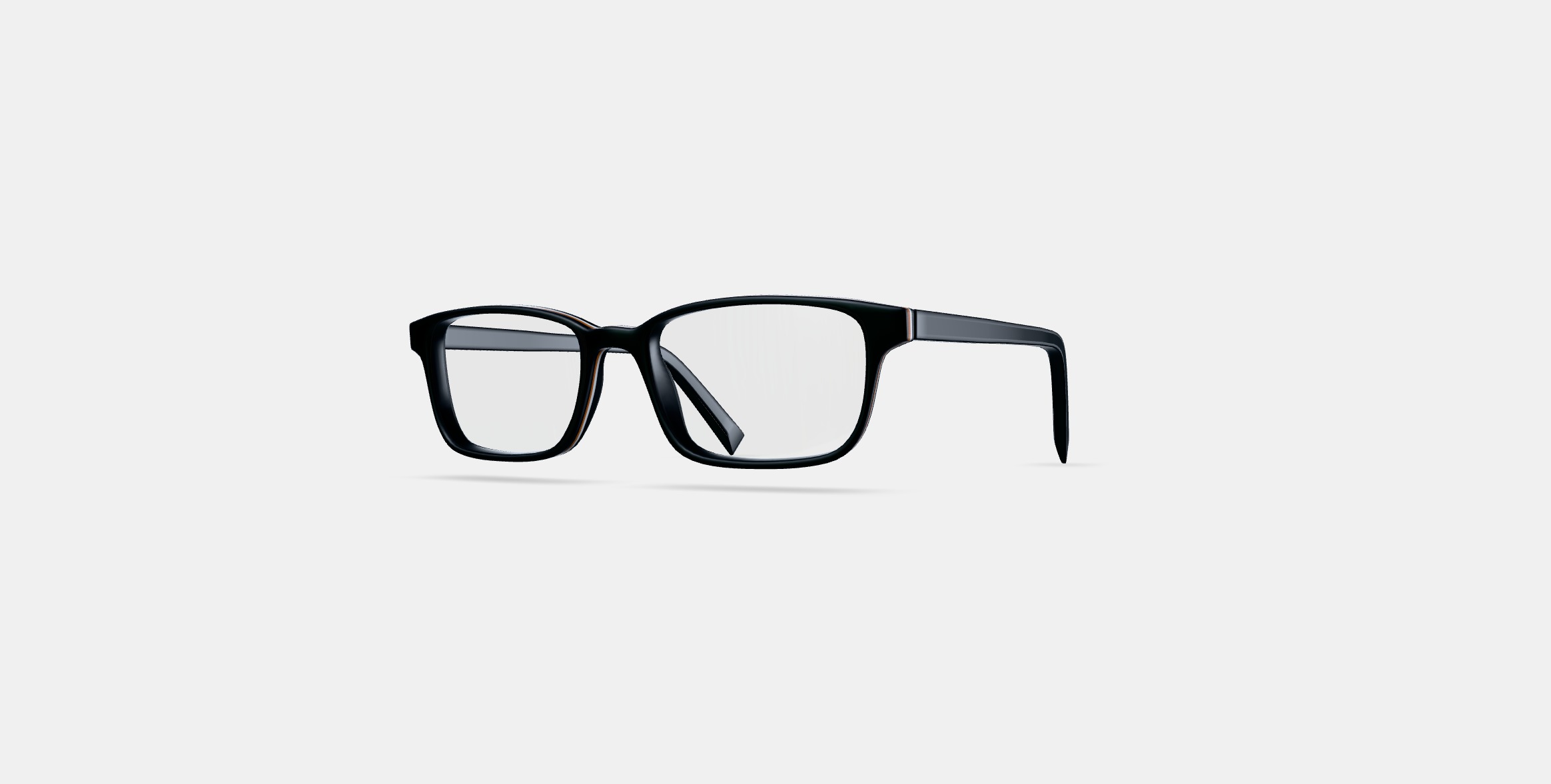 Wilkie Eyeglasses in Black Matte Eclipse 3D model_12