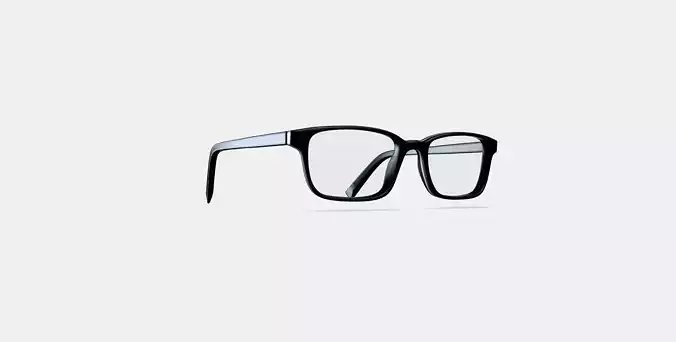 Wilkie Eyeglasses in Black Matte Eclipse